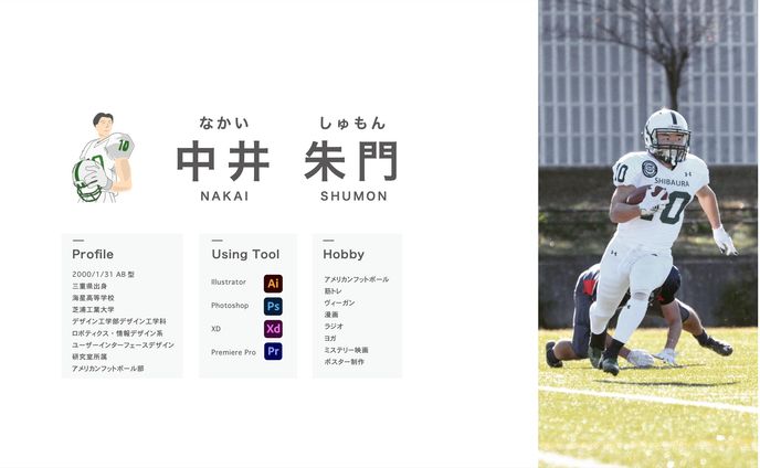 自己紹介パネル