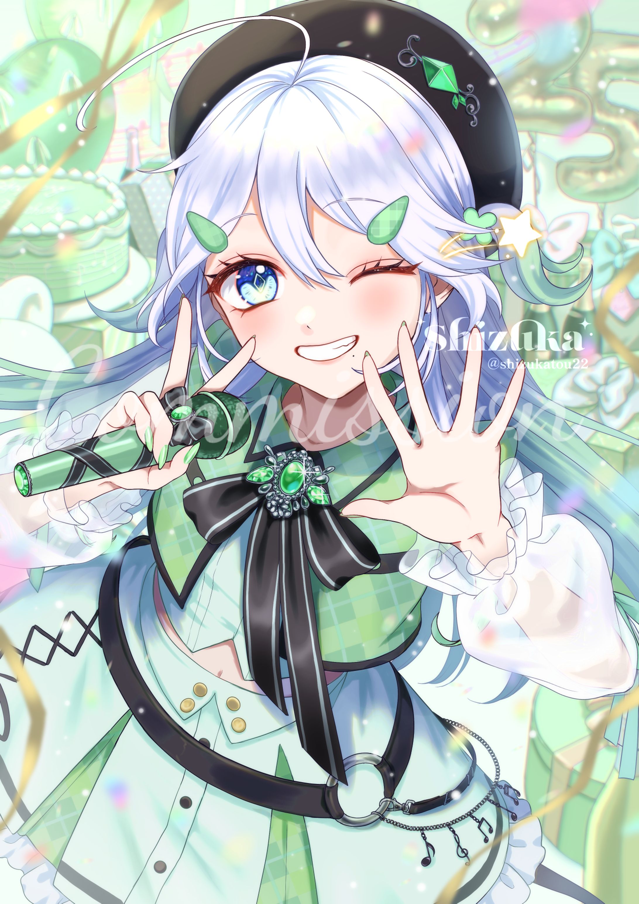歌唄リズ様 生誕イラスト-1