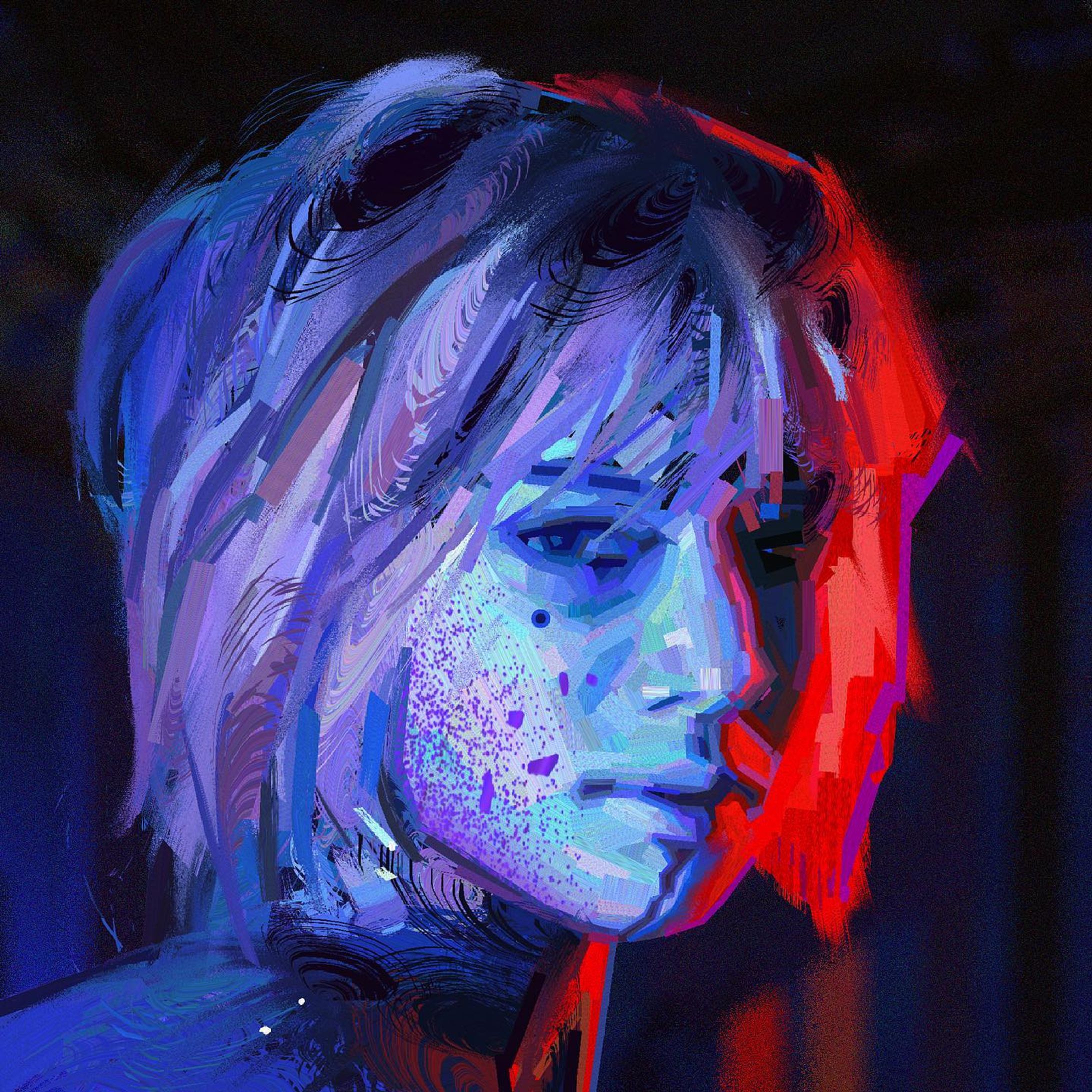 Painted this cool lighting from Japanese movie 「来る」
.
.
.
#art #artwork #painting #paintingart #digitalpainting #moviestudy #portrait #portraitart #portraiture #portraitpainting #heavypaint #heavypaintapp-1
