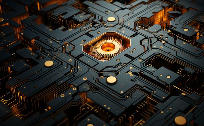 新たな可能性を感じさせるコンピューター基盤 AI生成