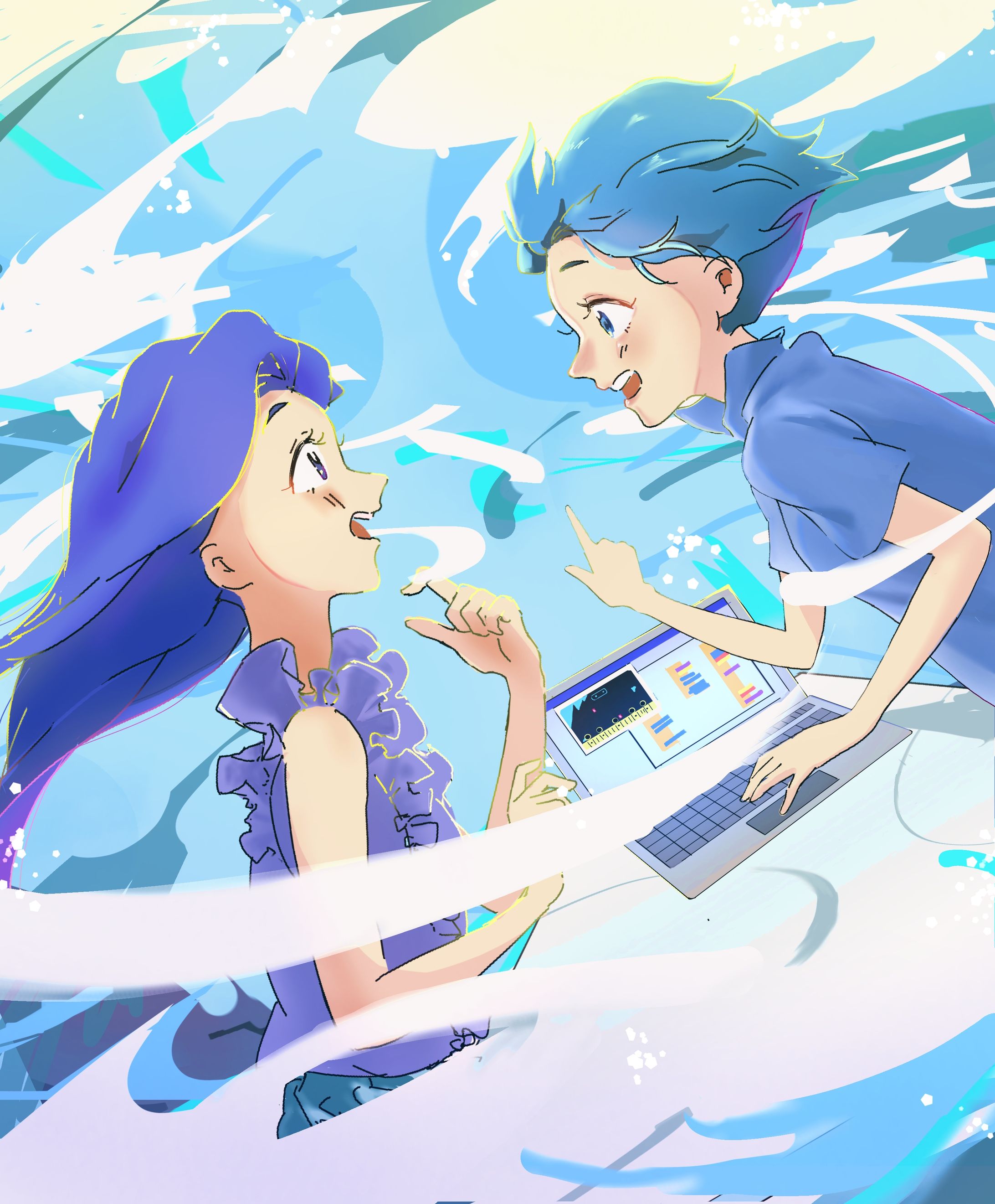 広告用イラスト(プログラミングイベント)-1