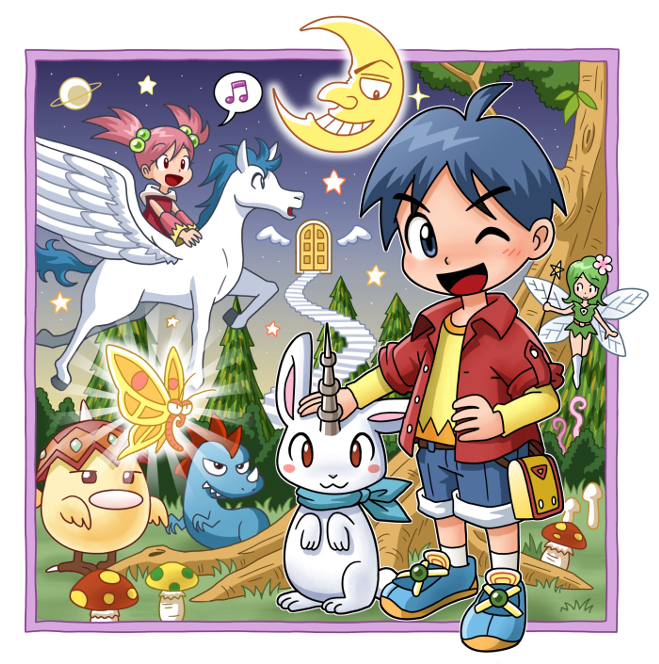 チャレンジ1年生用イラスト【ベネッセコーポレーション/進研ゼミ小学講座】-1
