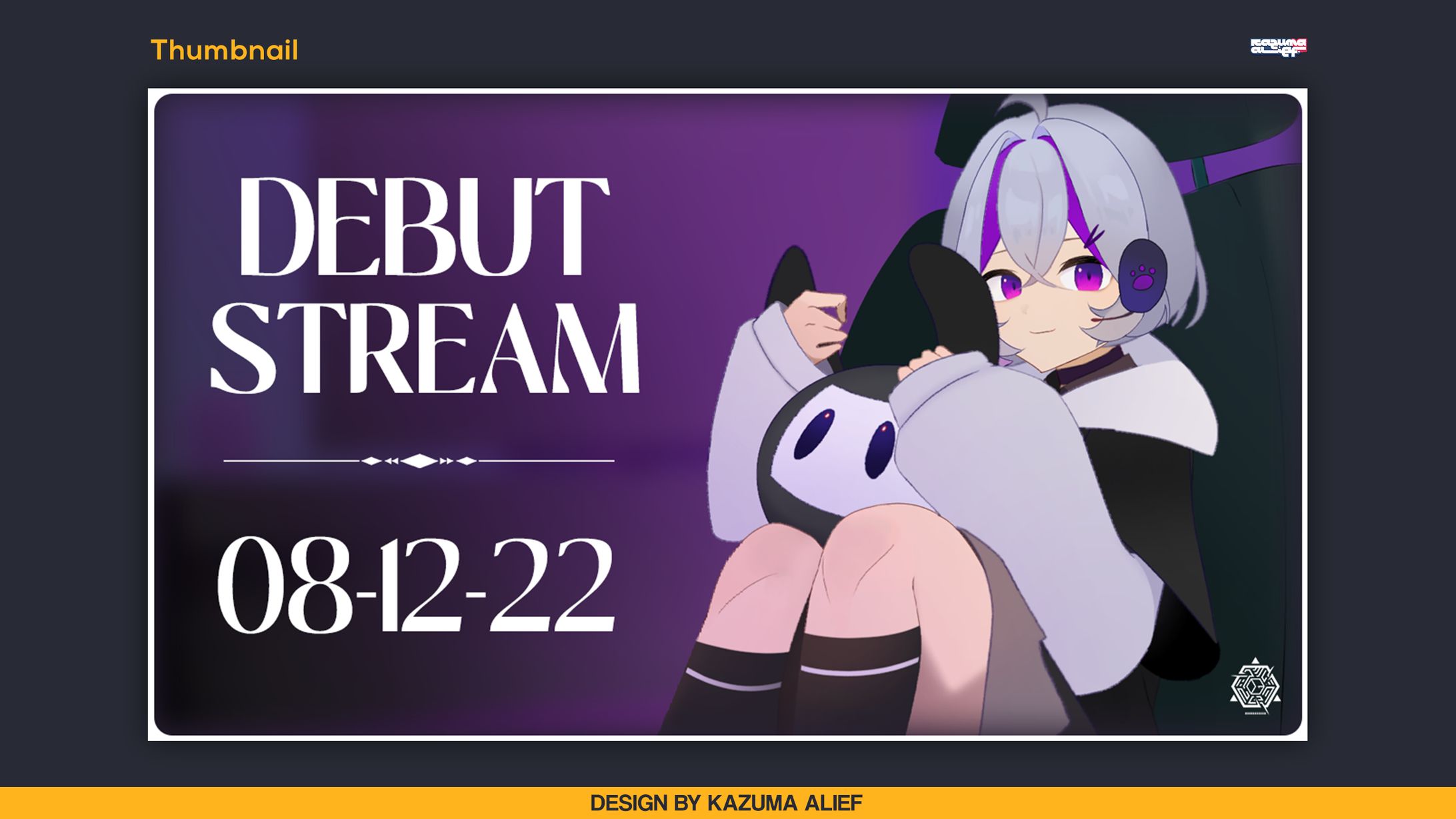 [Thumbnail] Debut Stream - Haruya Violetta-1
