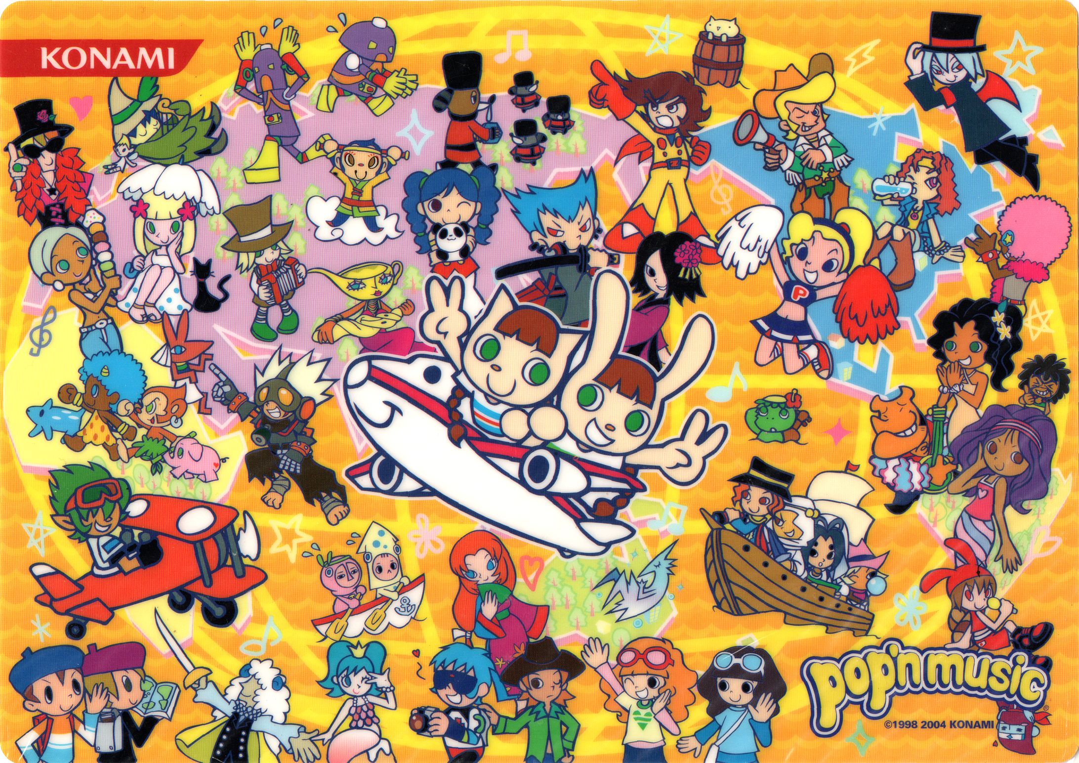 ポップンミュージック　各種グッズ用デザインイラスト制作-1