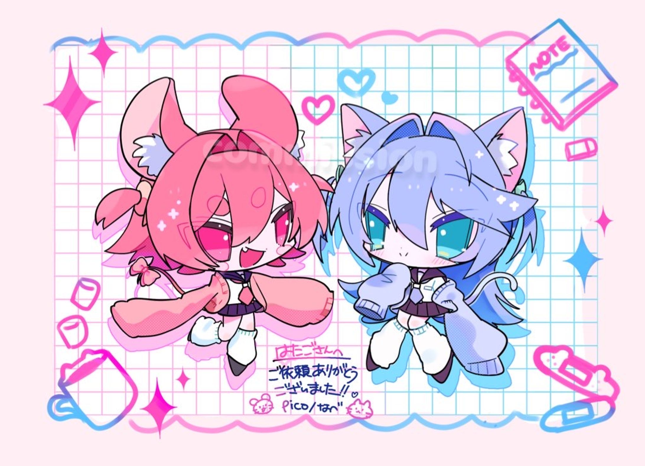 はたご様　ご依頼イラスト-1