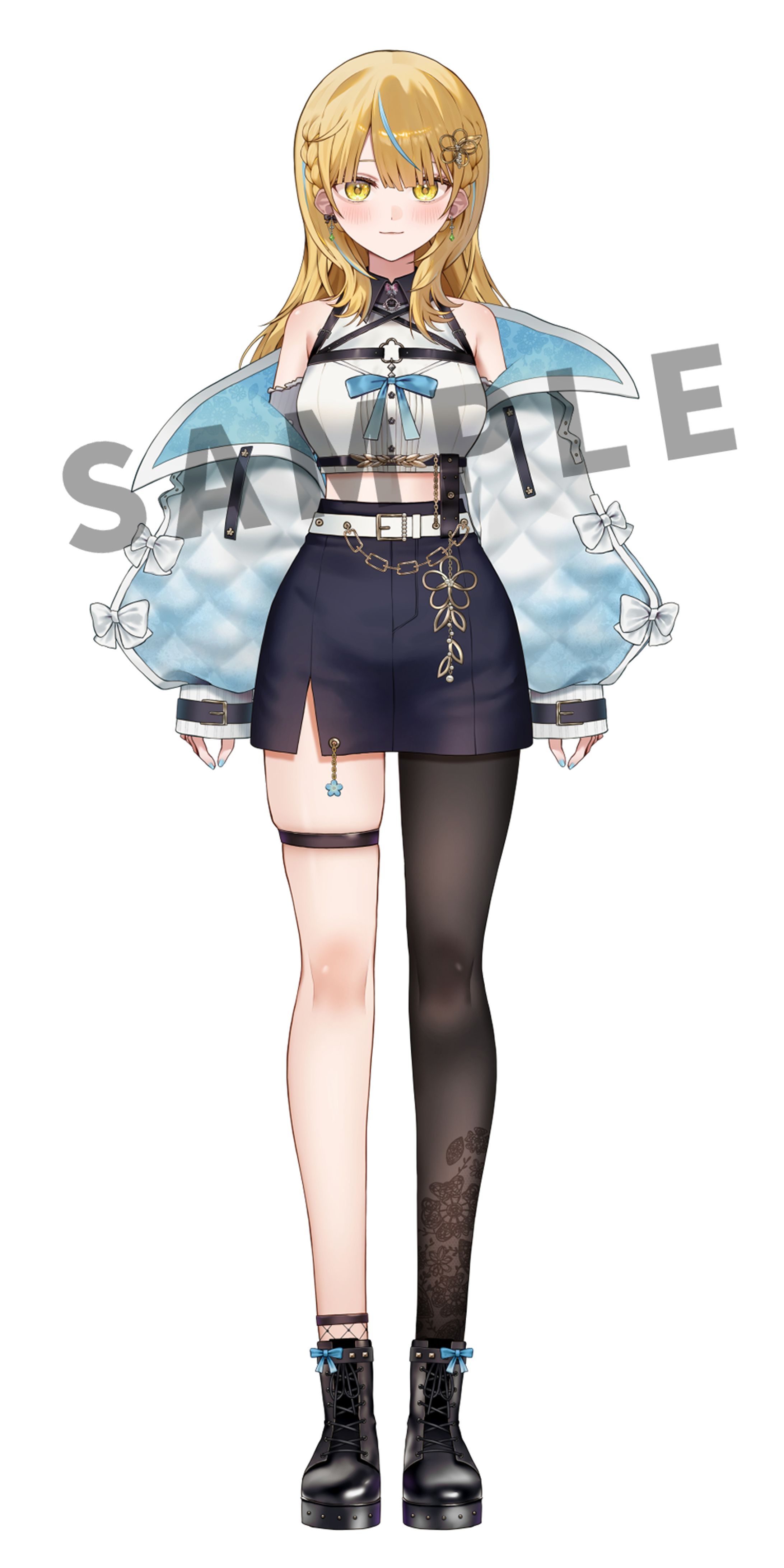暁星乃花様　VTuber立ち絵(新衣装)-1