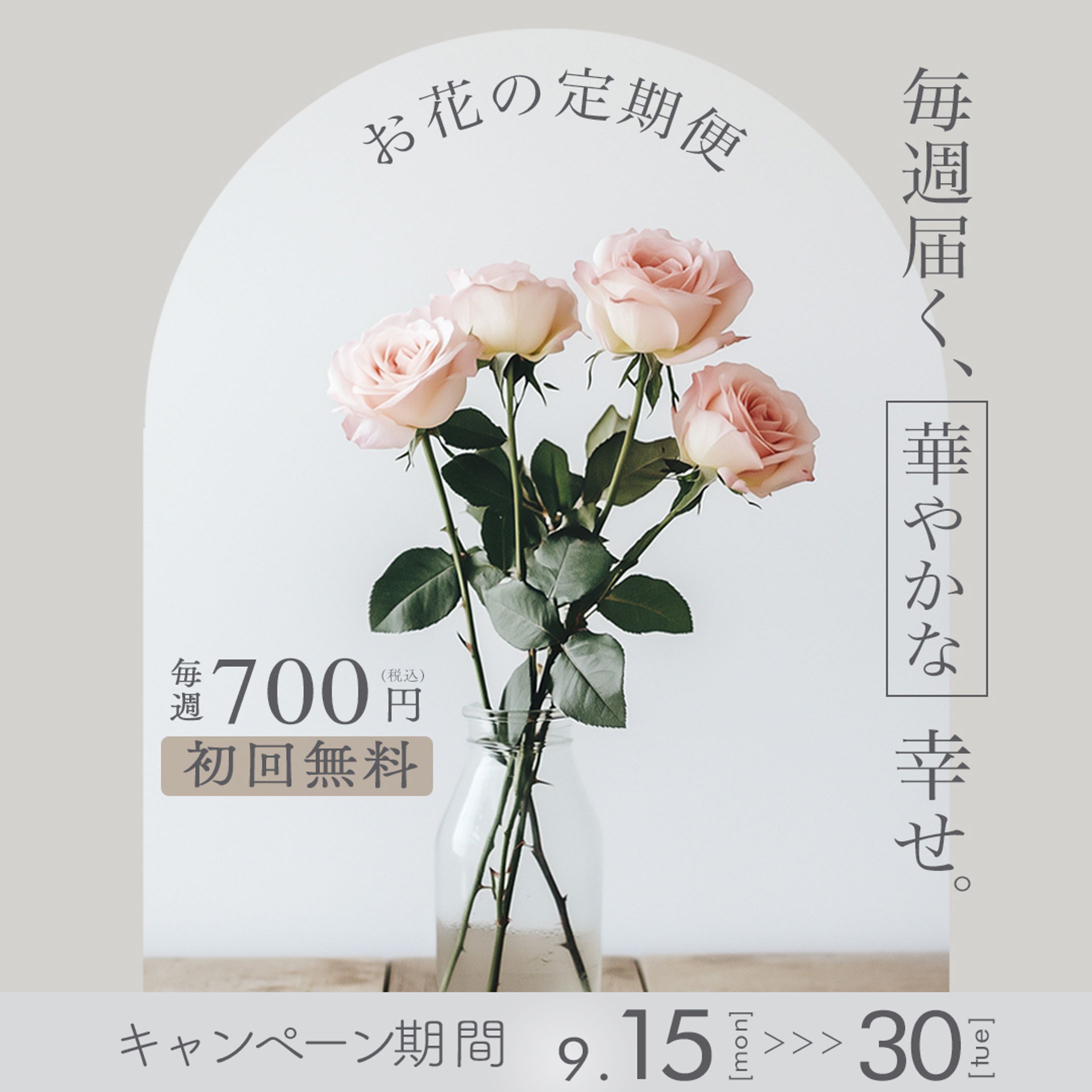 お花の定期便-1