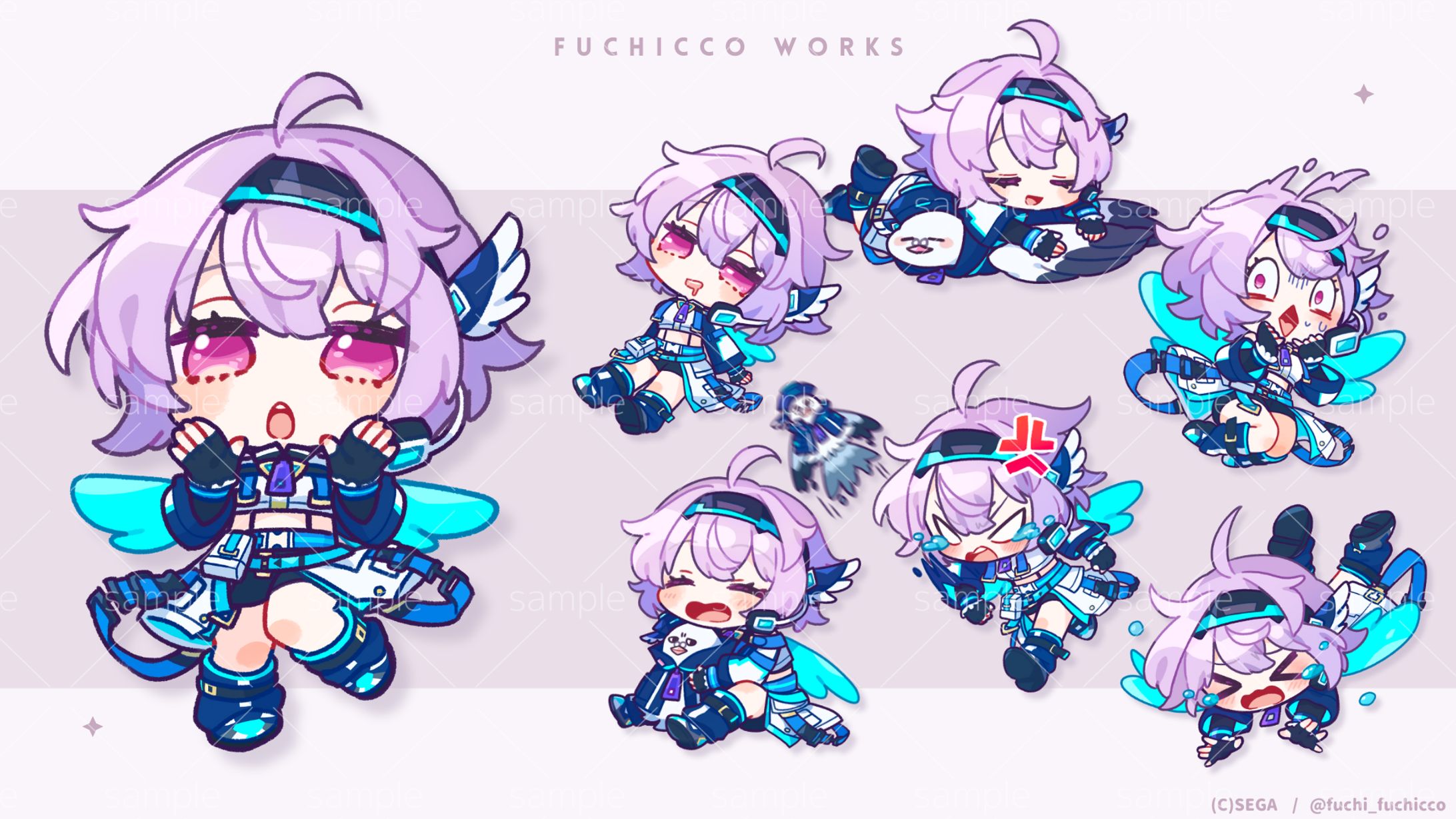 【commission】(株)セガ様【ミニキャライラスト】-1