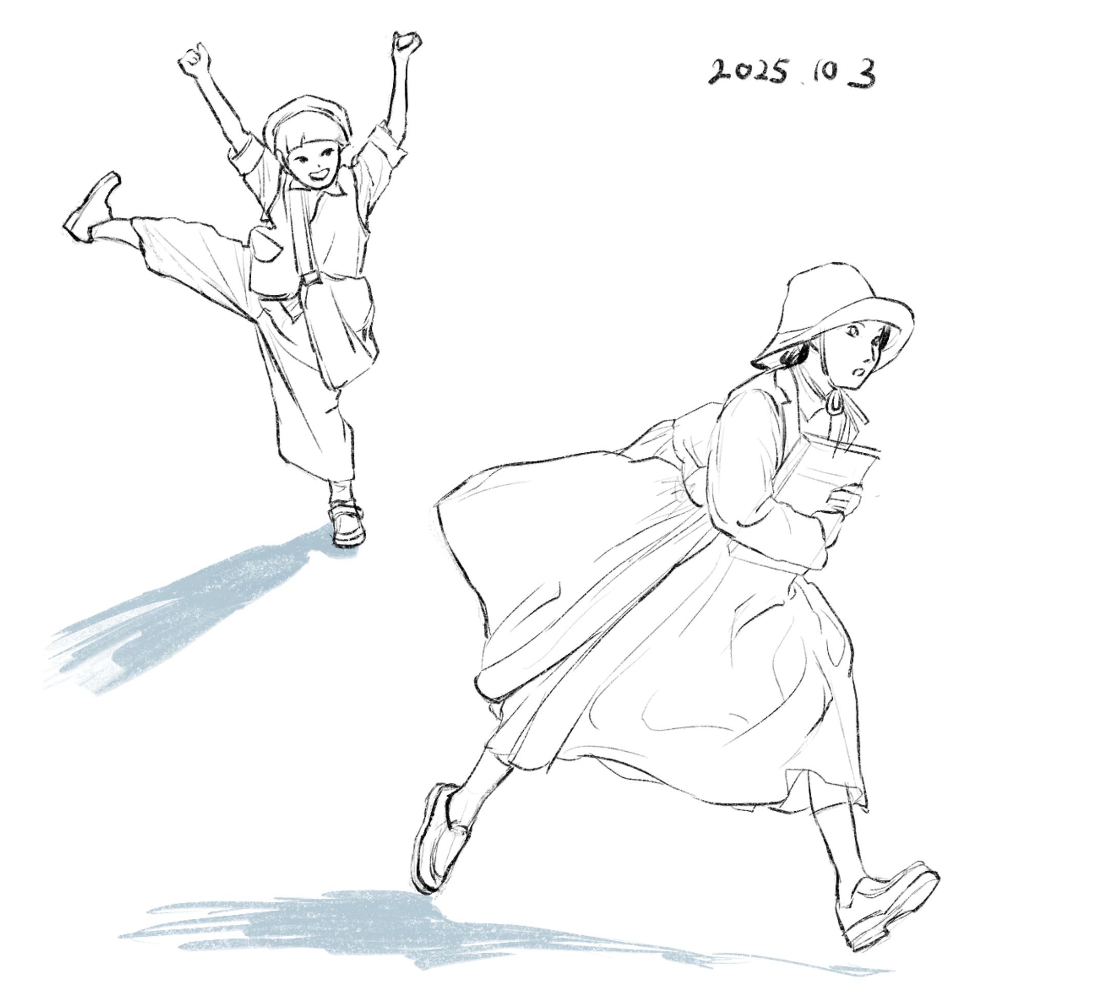 2025.10～人物スケッチ2-1