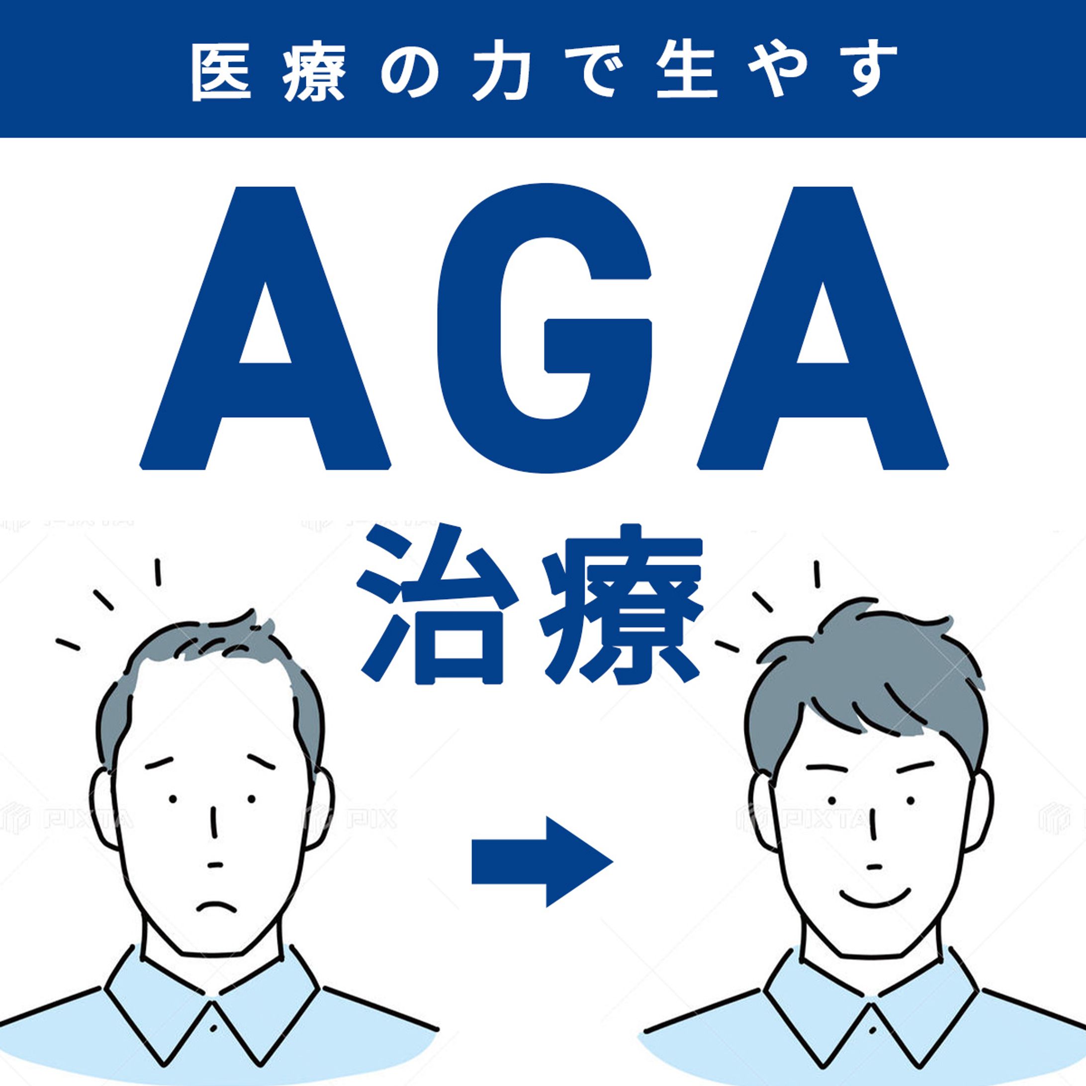 オンラインAGAクリニック比較サイトのMeta広告バナー作成 -1