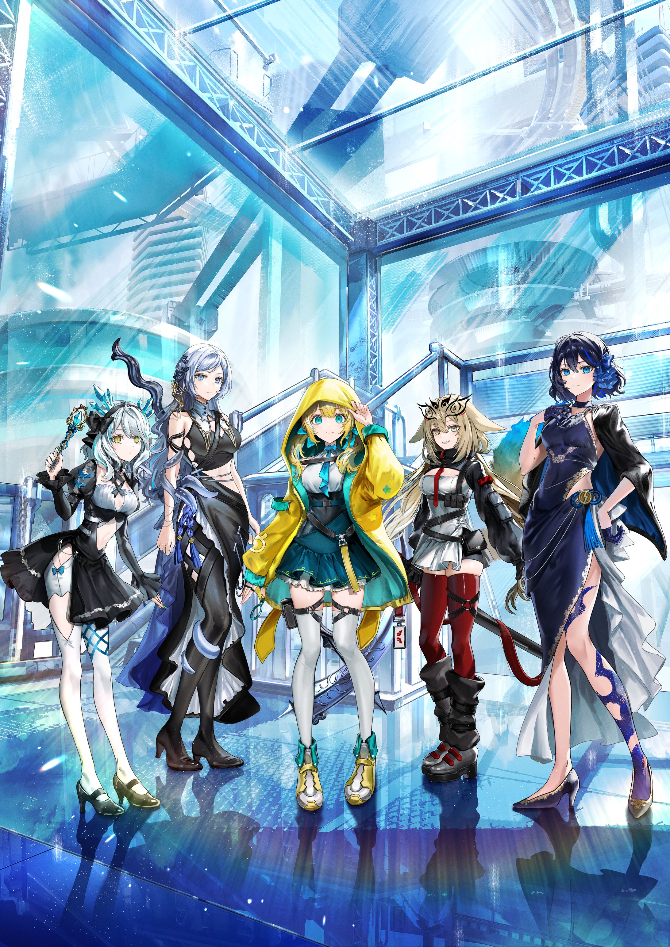 深淵組3周年記念　衣装デザイン、イラスト制作-1