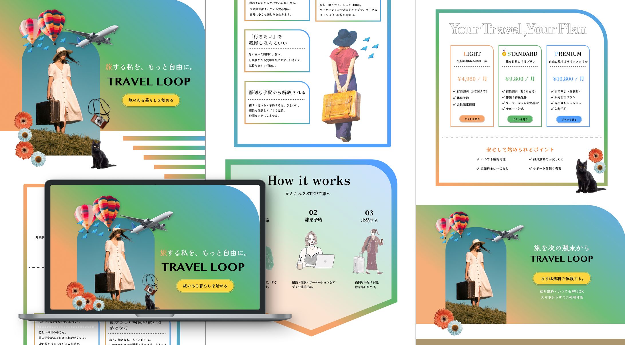 TRAVEL LOOP ｜LPデザイン-1