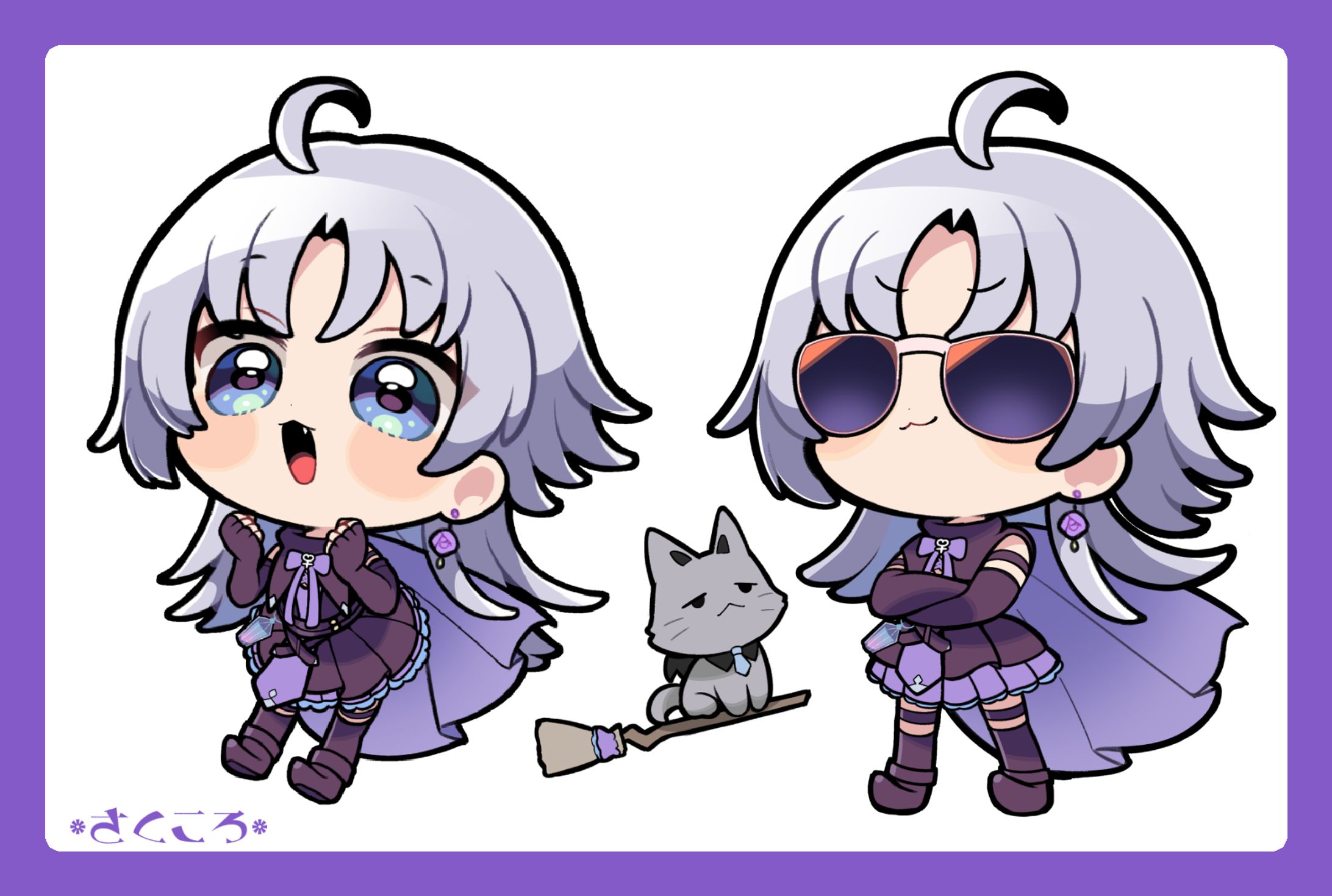 咎月ジュネ様 SDイラスト-1