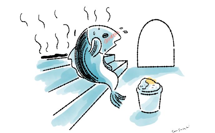 エッセイ風イラスト