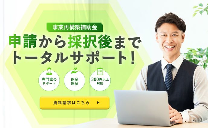 補助金のサポートをする企業のFV