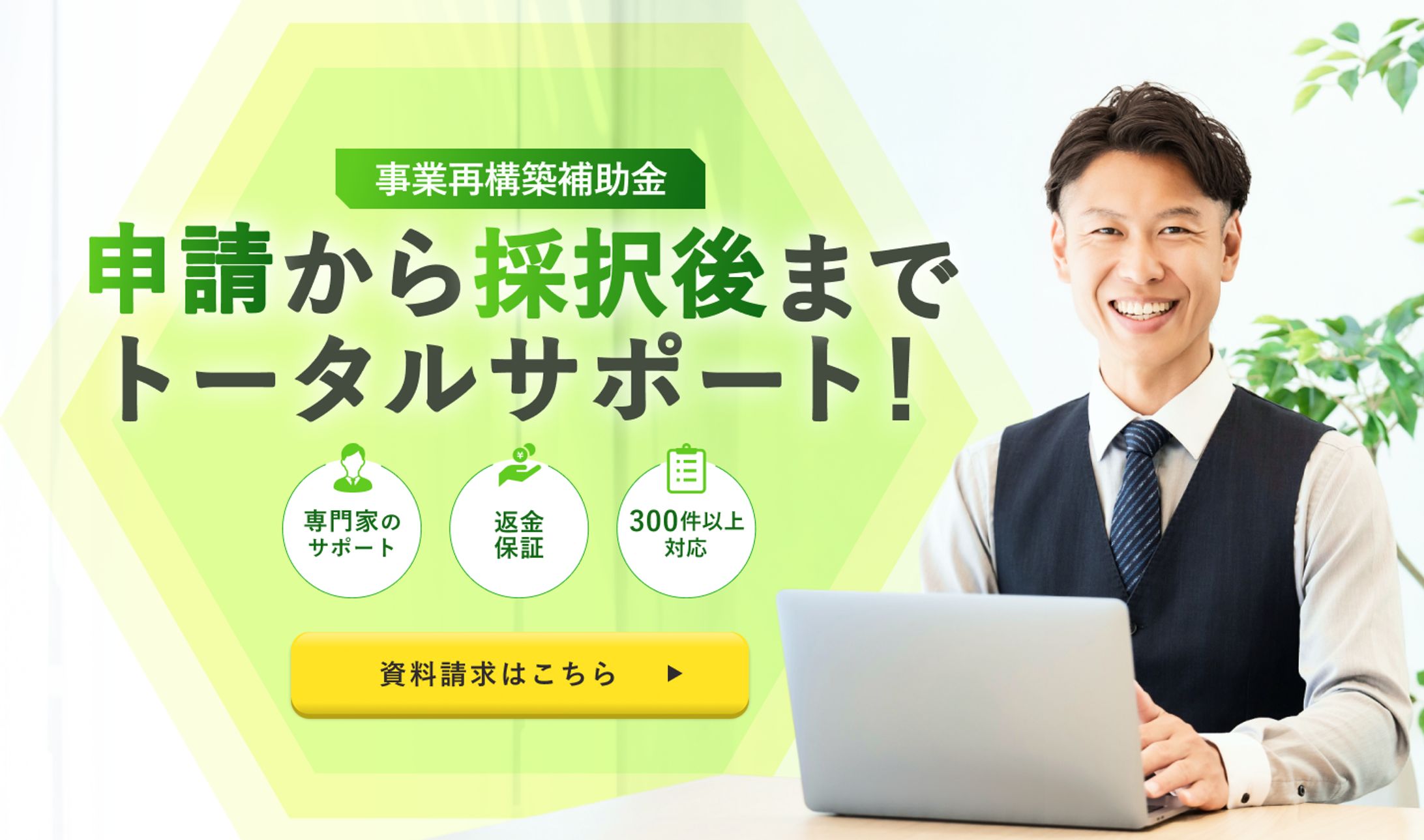補助金のサポートをする企業のFV-1