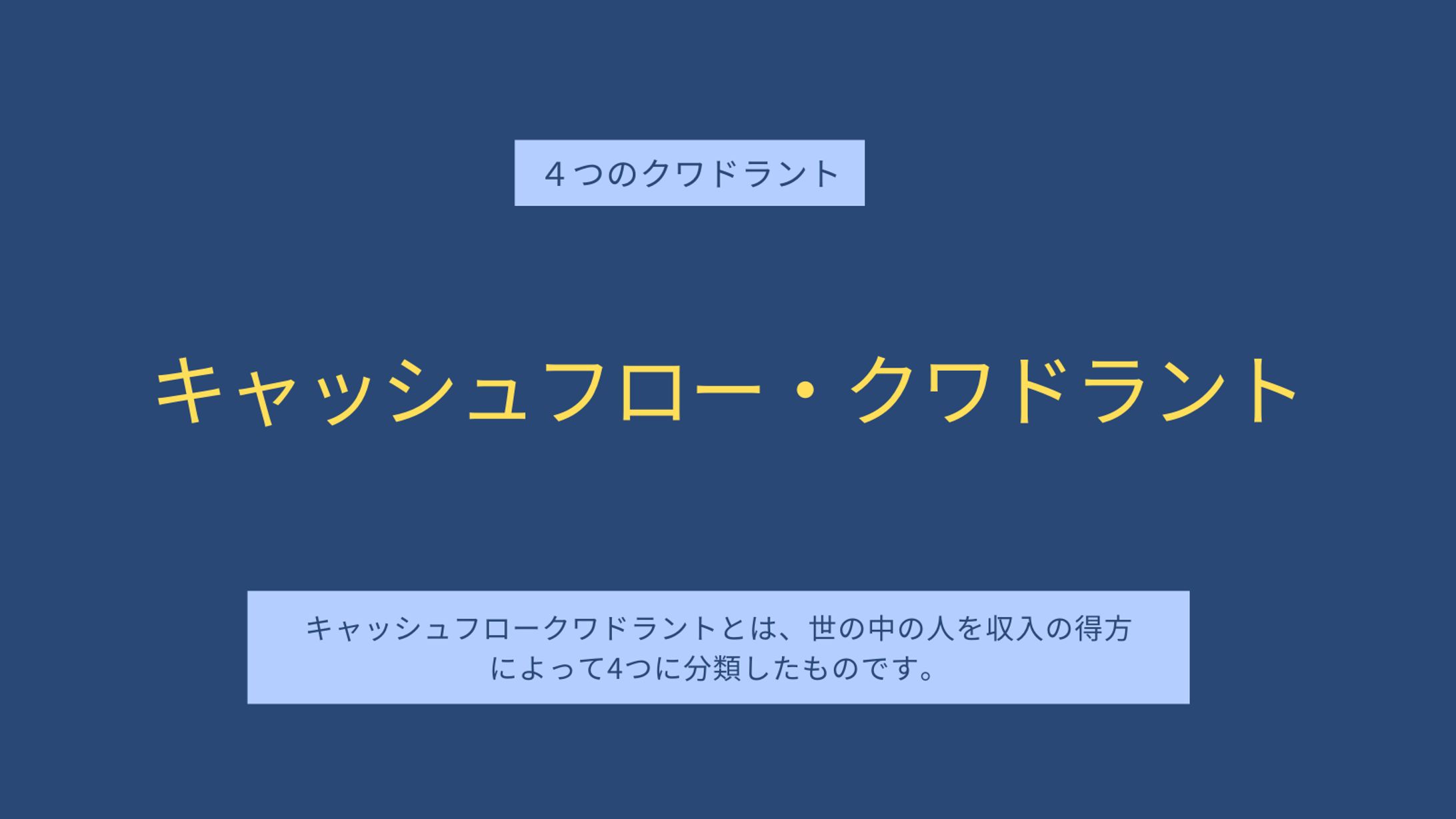 キャッシュフロークワドラント-1