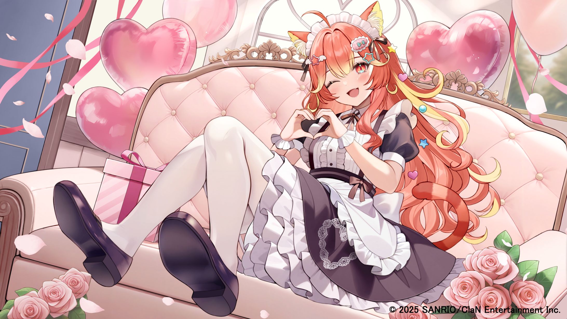 にゃんたじあ！所属・若魔陽エル様　生誕記念イラスト-1