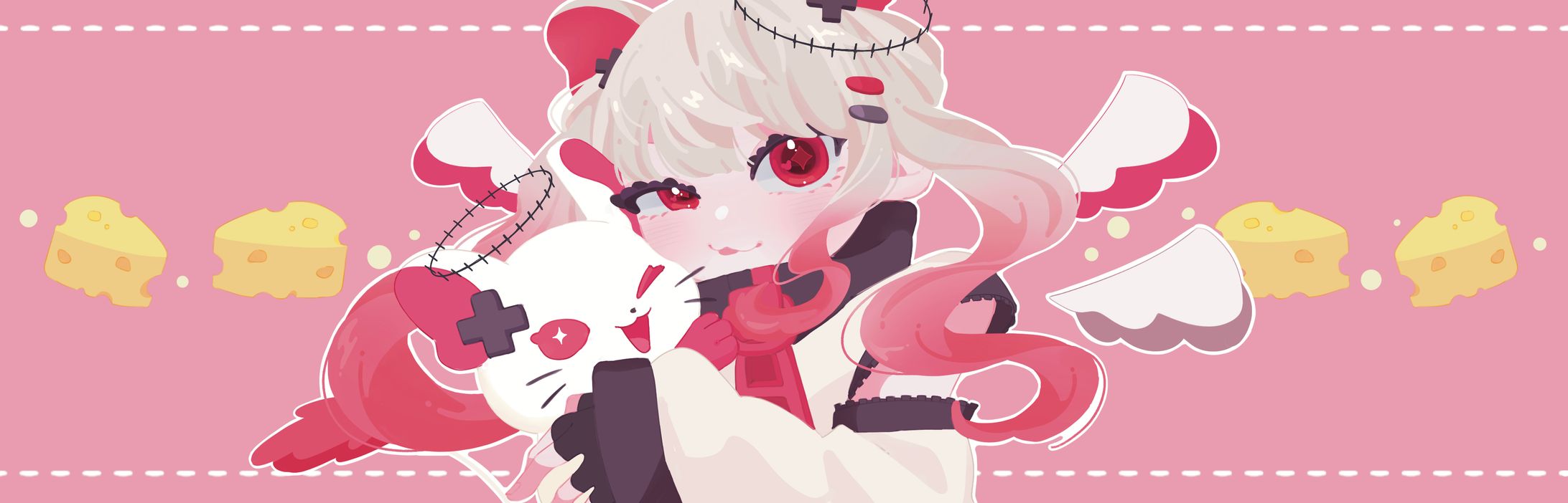 【commission】Vtuber/甘噛すもも様 グッズイラスト-1