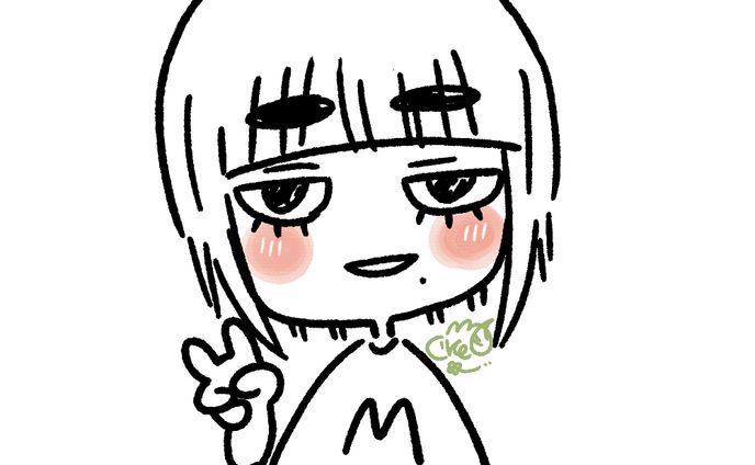 【サンプル】ラクガキ風イラスト