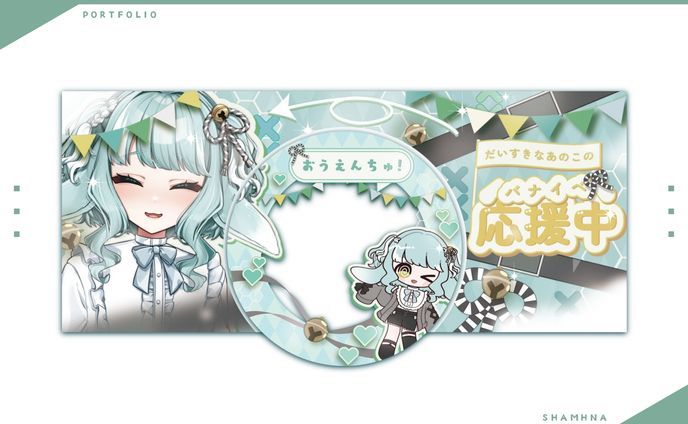 結稀 れい様 アイコンリングとIRIAMヘッダー