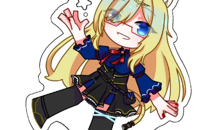 Booth販売 繋がるアクキー No.3