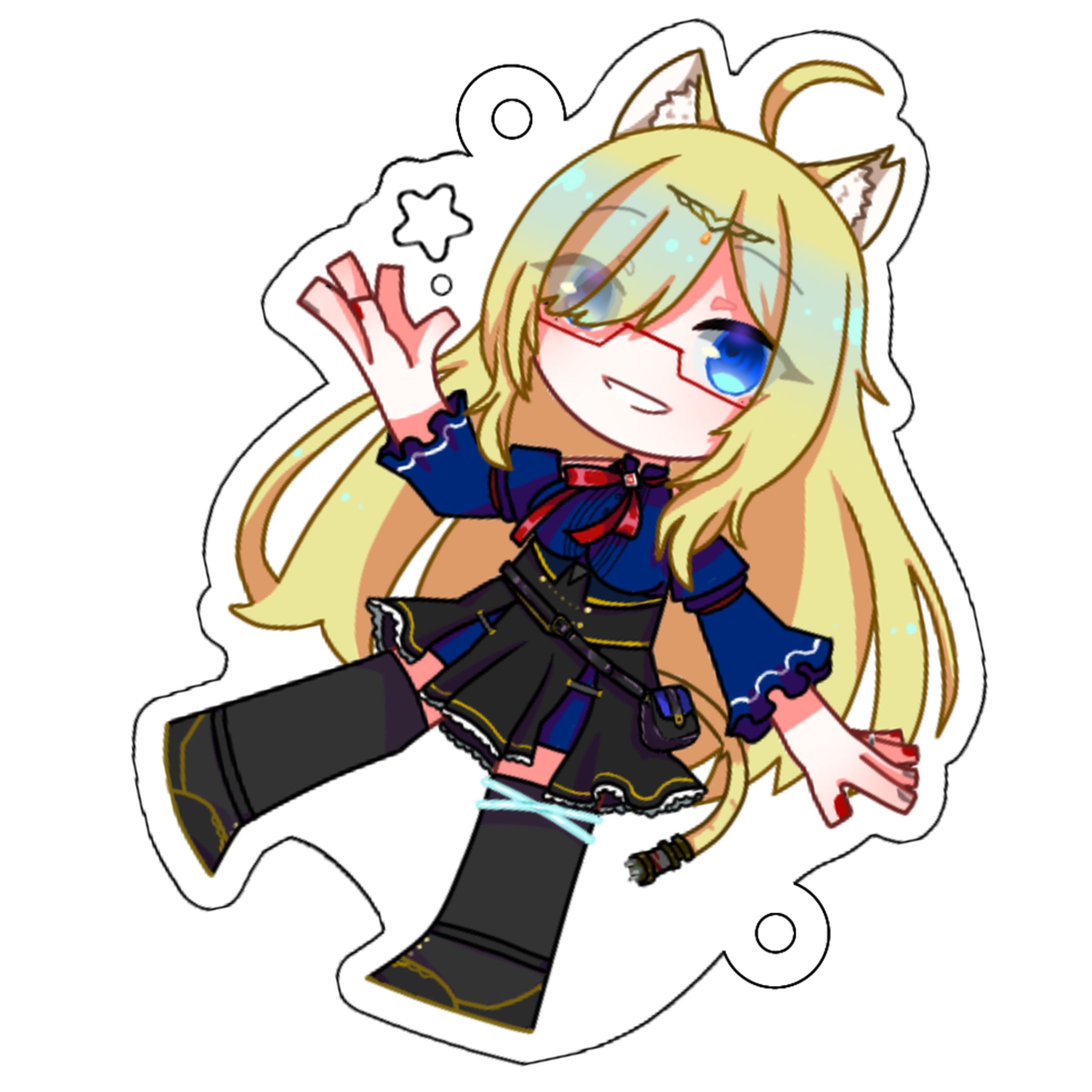 Booth販売 繋がるアクキー No.3-1