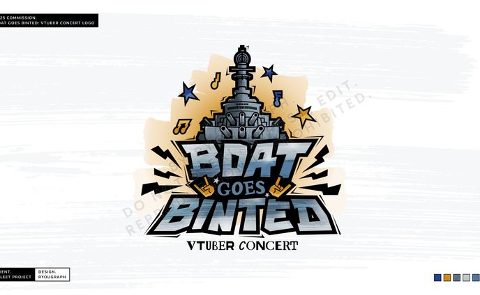 VFleet: BOAT GOES BINTED Logo