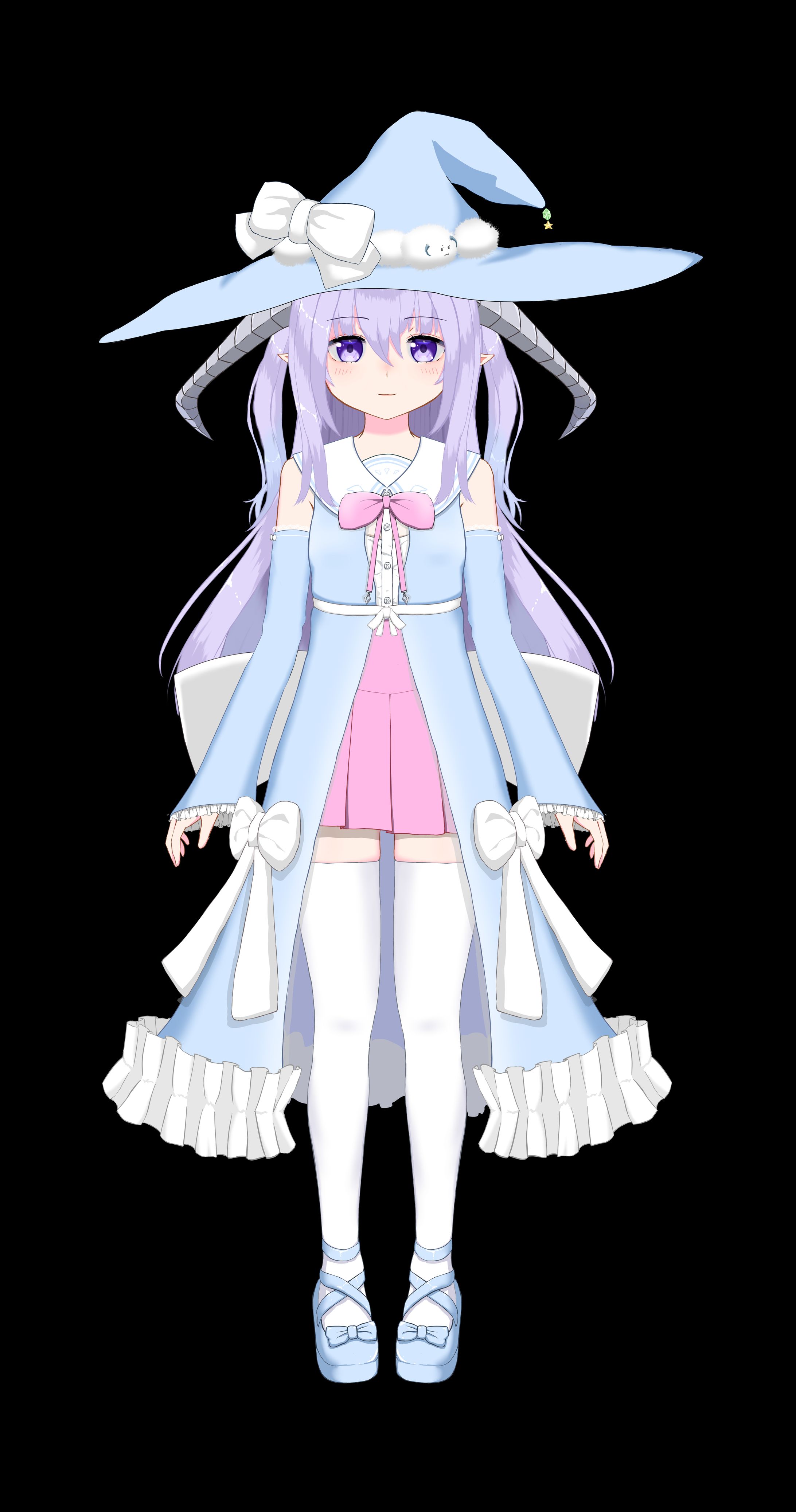 【VTuber】Soo・Wiccaキャラクターデザイン＆モデル作成-1