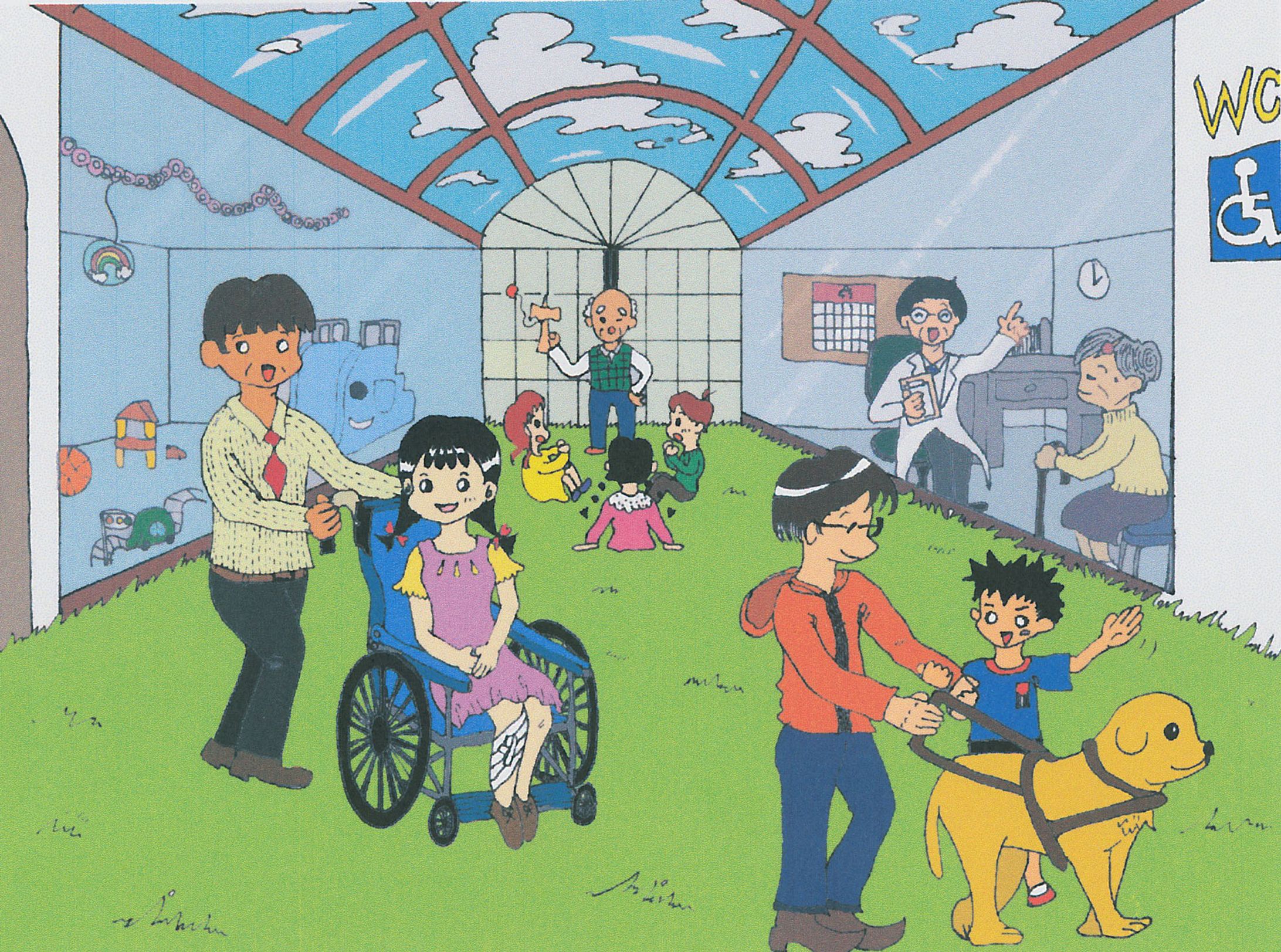 【仕事実績】教養書挿絵イラスト-1