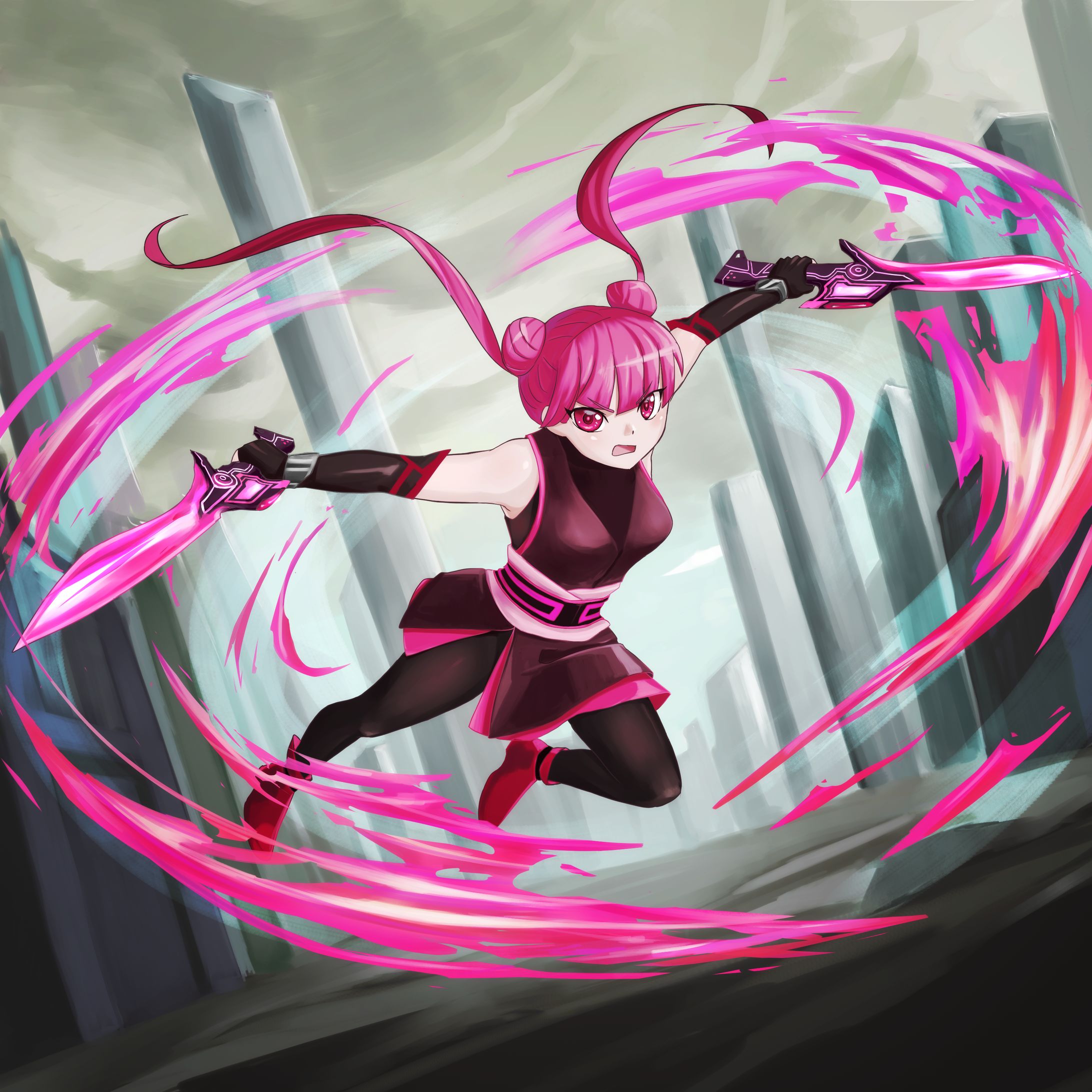 【オリジナル】双剣のシエラ-1