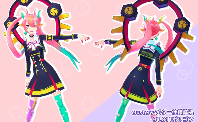 3Dモデル - 白百合めしべ -