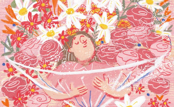 バスソルト　商品イメージイラスト