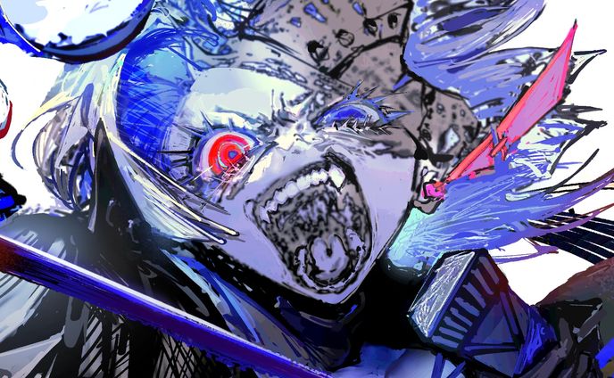 「REVIVER-MY FIRST STORY/coverd by ヨミ」MVイラスト