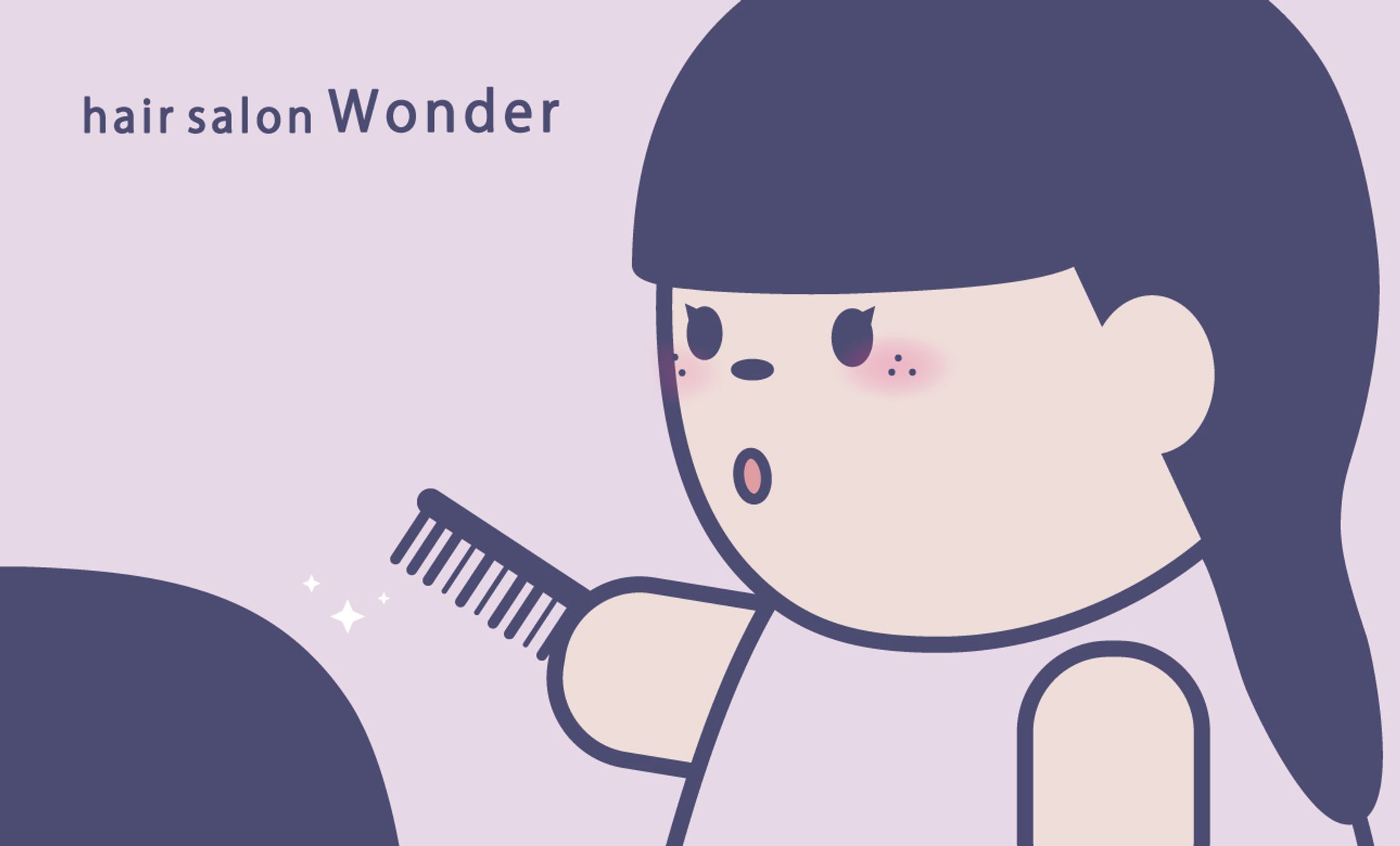 【名刺】ヘアサロン-1