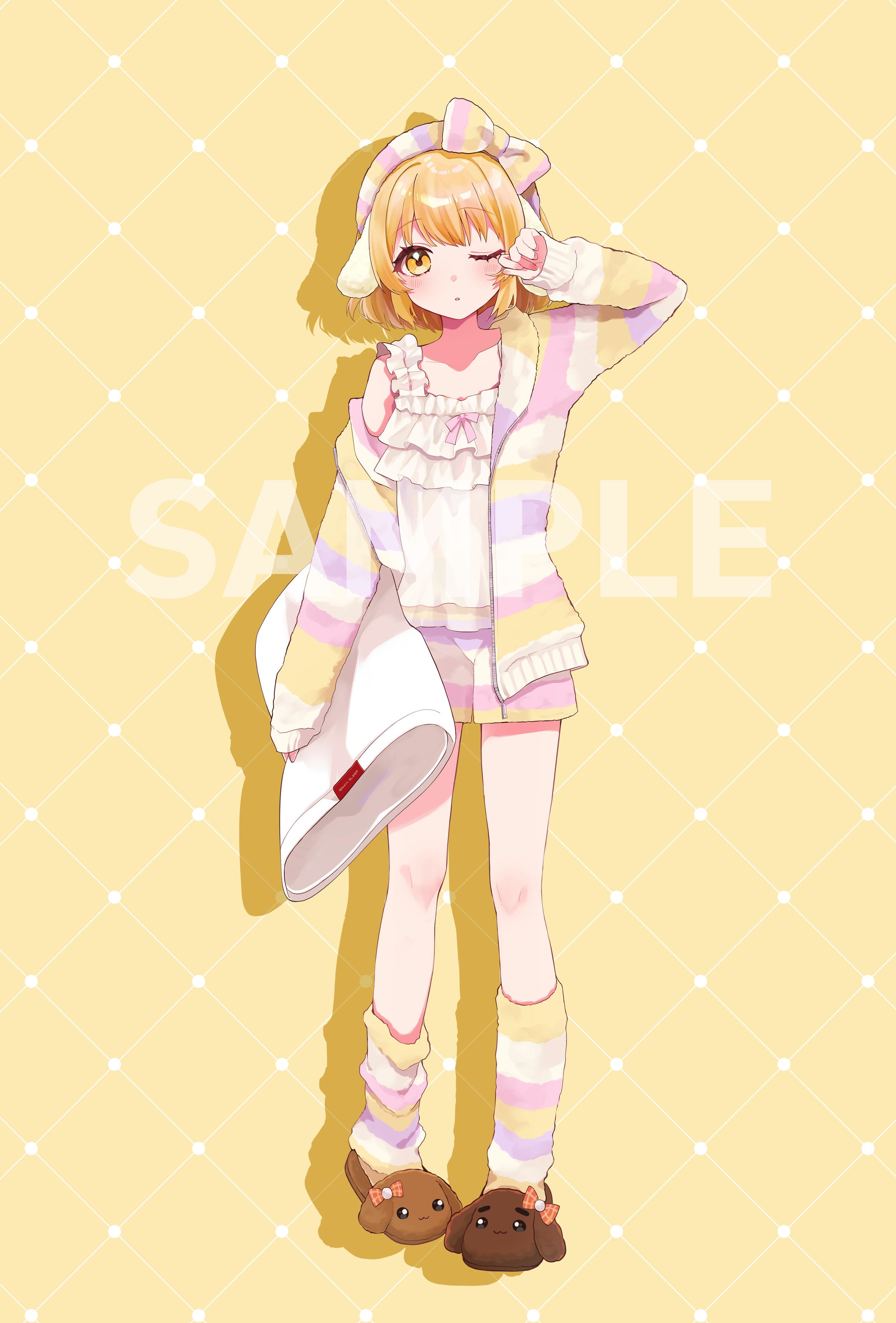 ななしいんく 稲葉はねる様 グッズ用イラスト-1