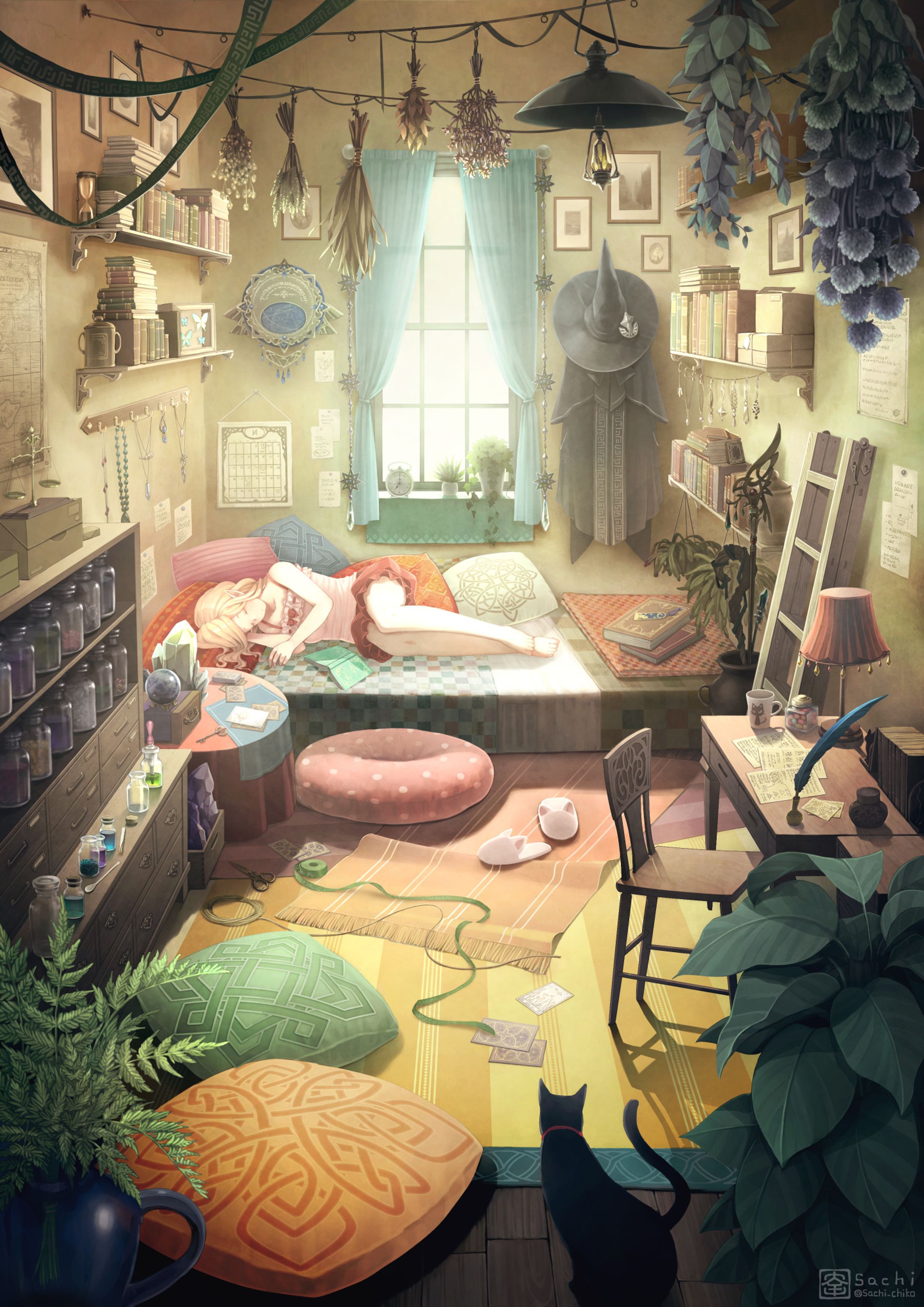 とある魔術学院生の下宿部屋-1