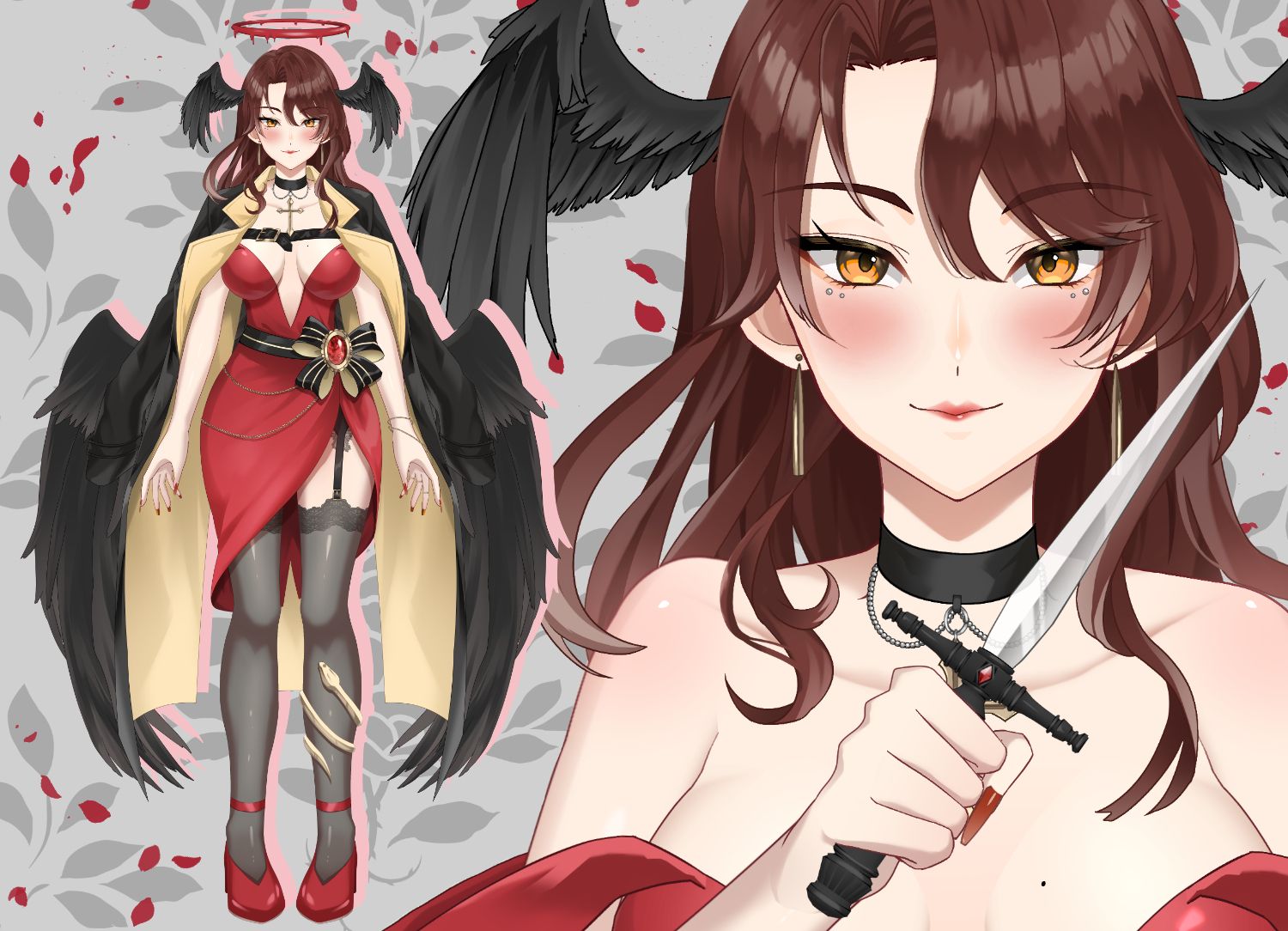 麗イラストご依頼 Vtuber様関係ご依頼イラスト| イラスト依頼・販売 ｜つなぐ