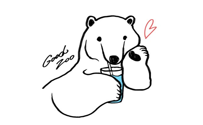 動物園白熊Tシャツ