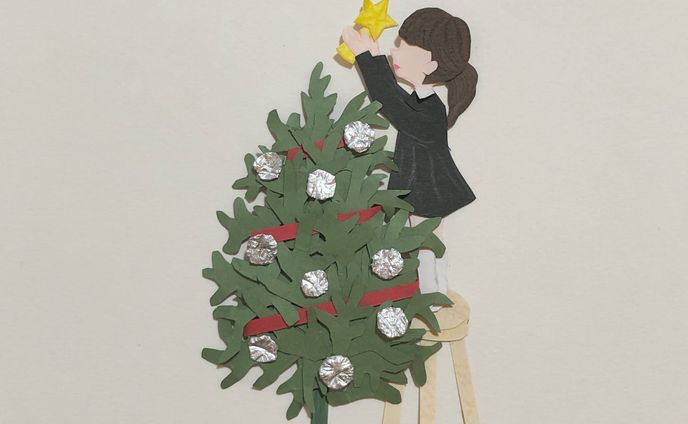 クリスマスの準備。