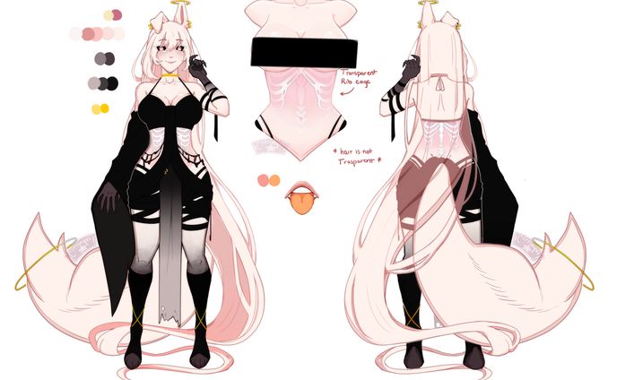 Vtuber Reference Sheet