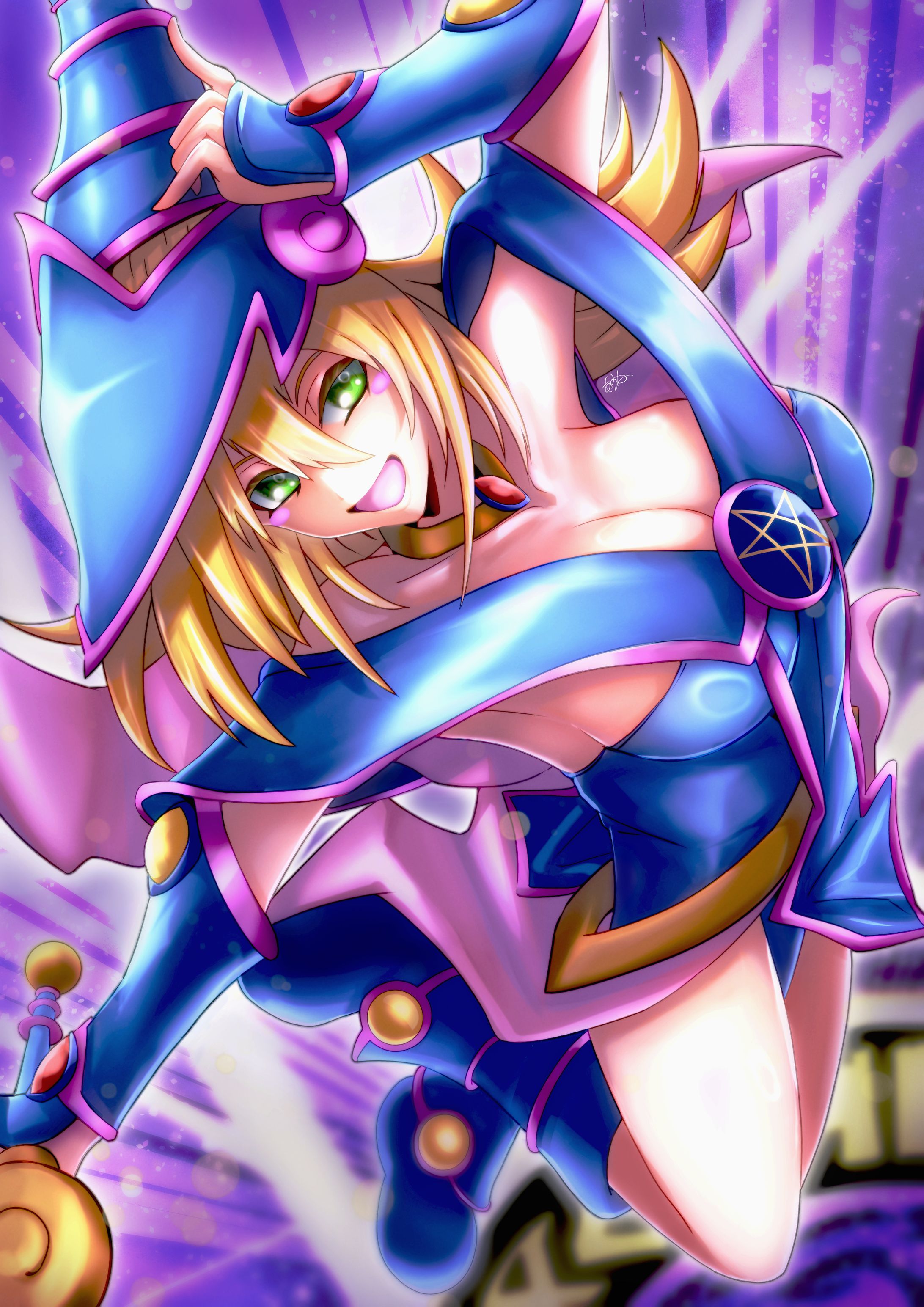 Dark Magician Girl ( fan art )-1