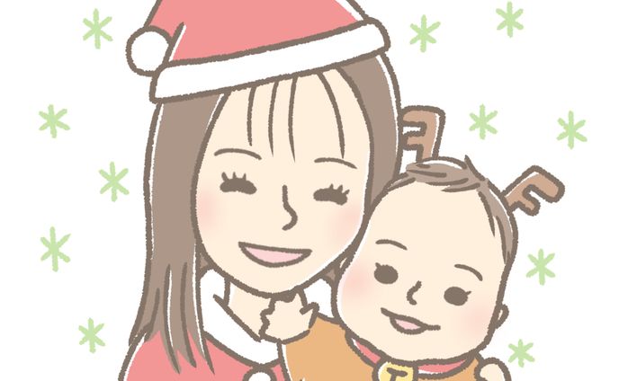 クリスマス、似顔絵
