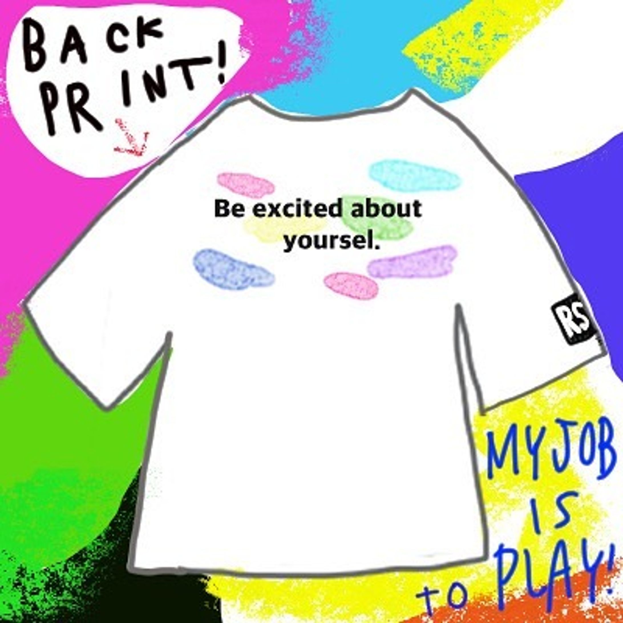 妄想子ども服ブランド

RS DESIGN

My job is to play.
ぼくのしごとは遊ぶこと

スケーター少年のイメージ

色の部分を子どもと一緒に塗って　世界にたった一つだけのTシャツつくったりしたら　楽しそう♡

#Delusional children's clothing design
#妄想こども服デザイン
#illustration
#skaterfashion 
#rs__design-1