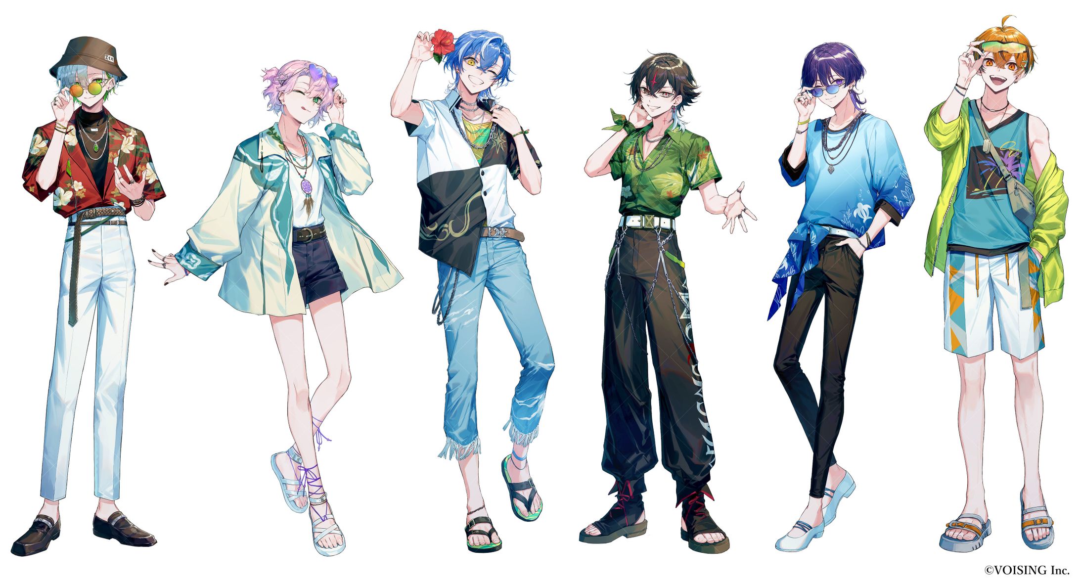 クロノヴァ　「CHERRY SUMMER」楽曲MV用イラスト-1