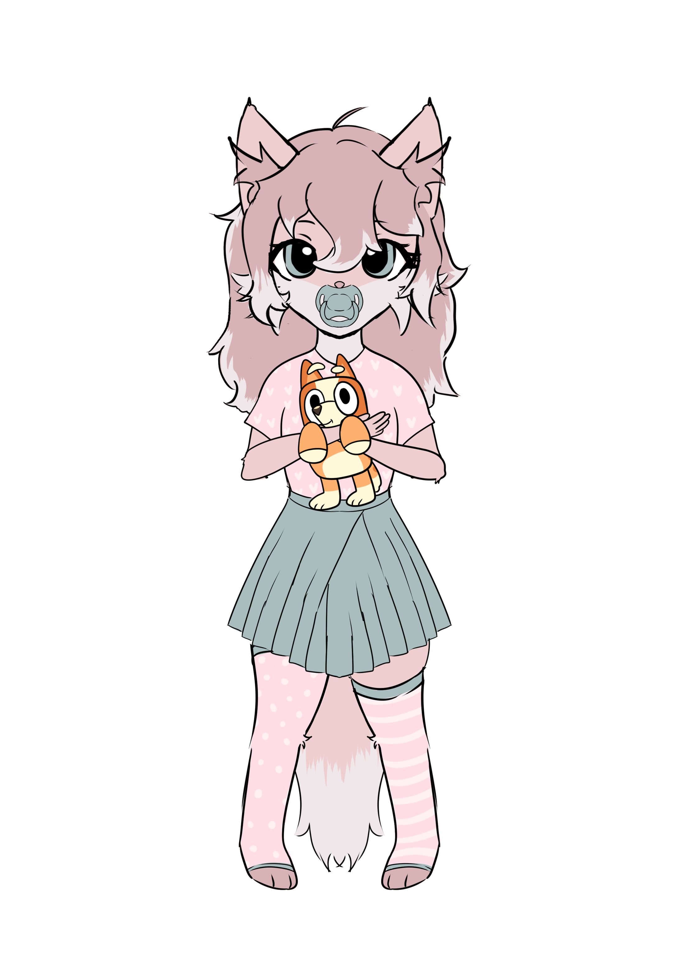 Aurie Vtuber Design Sketch-1