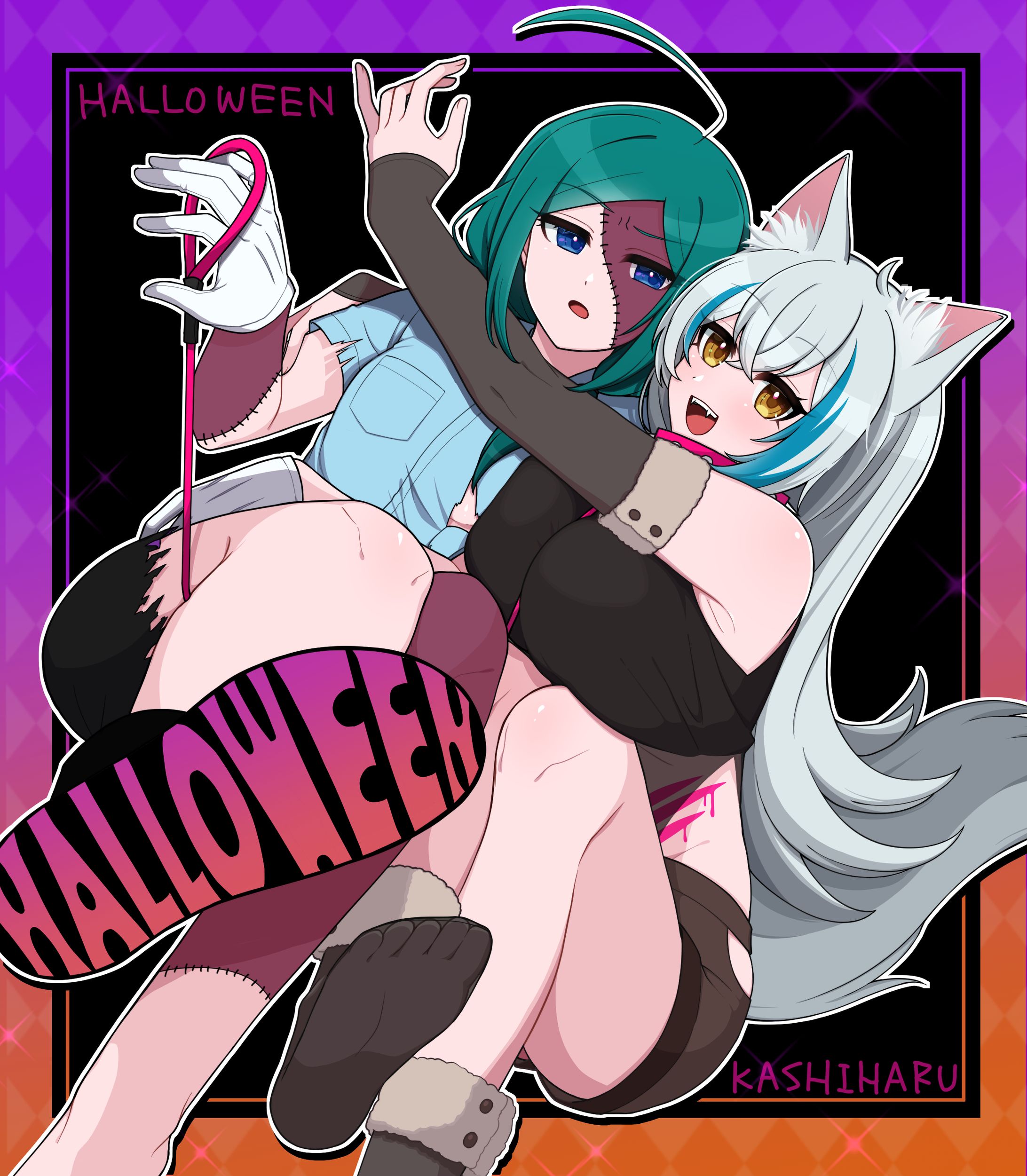 ハロウィン・女の子達-1