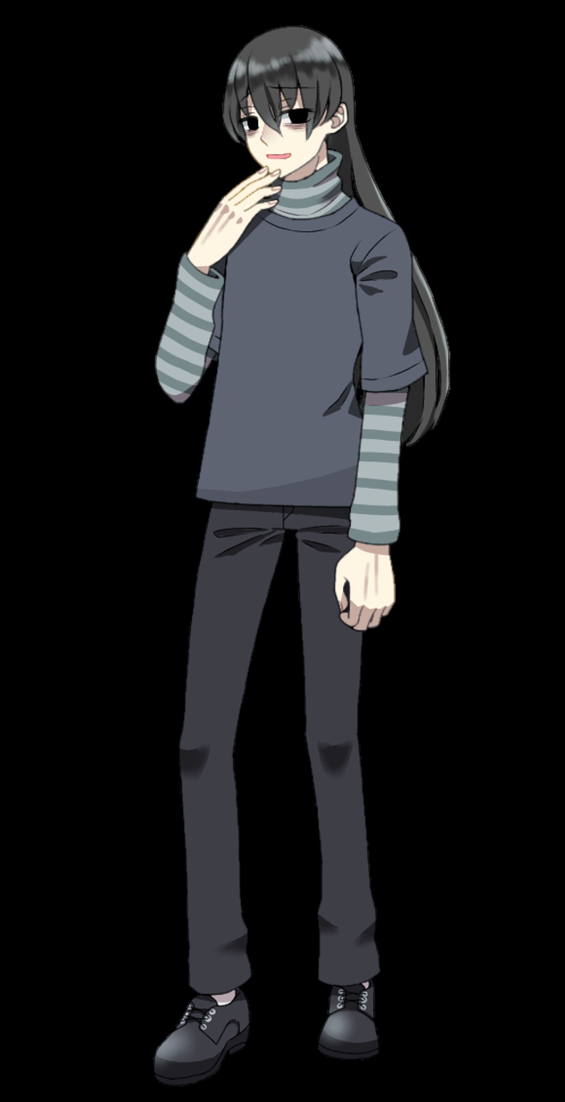 柳尾二胡 / キャラクター立ち絵-1