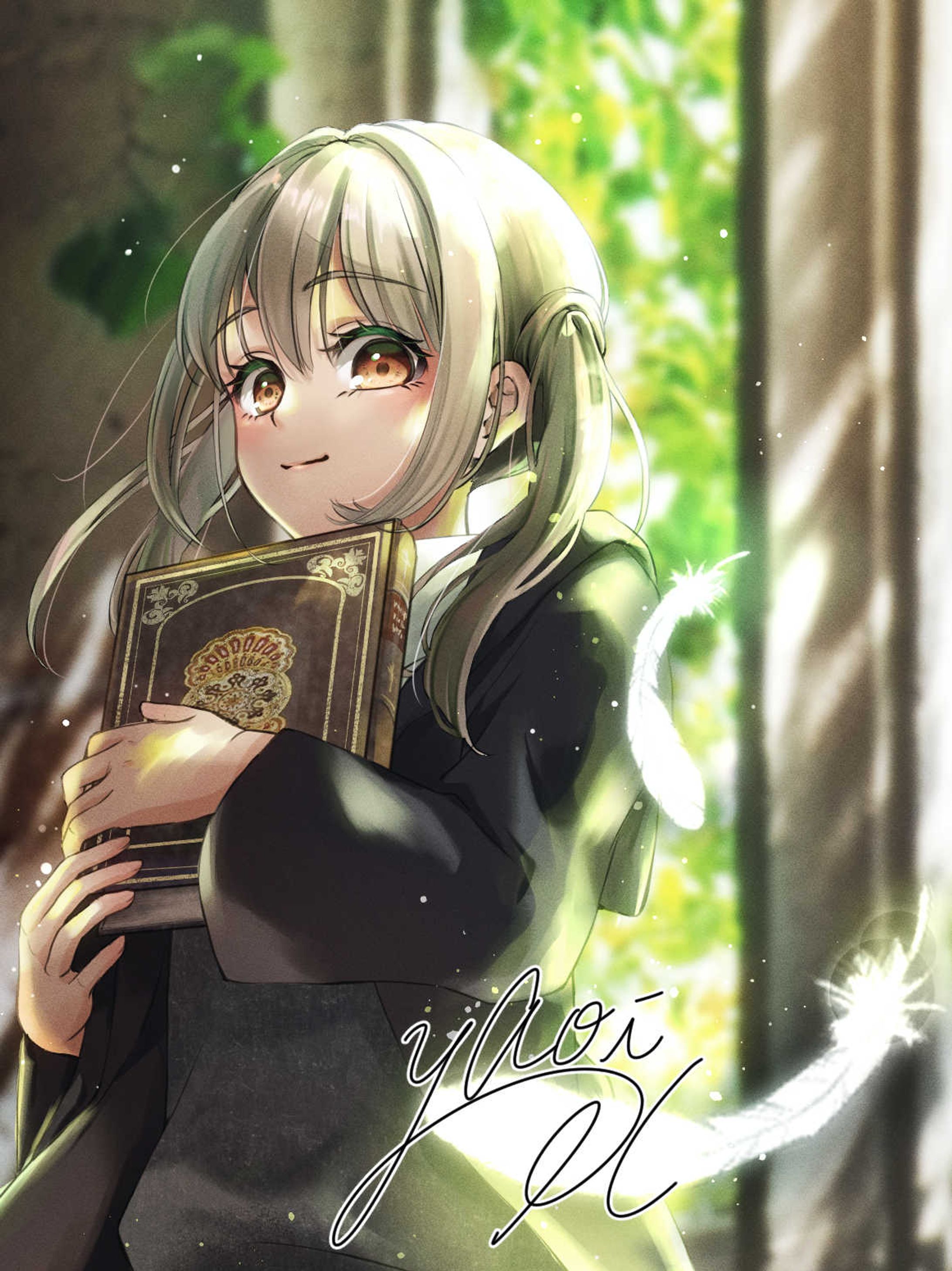 バストアップイラスト（背景あり）-1