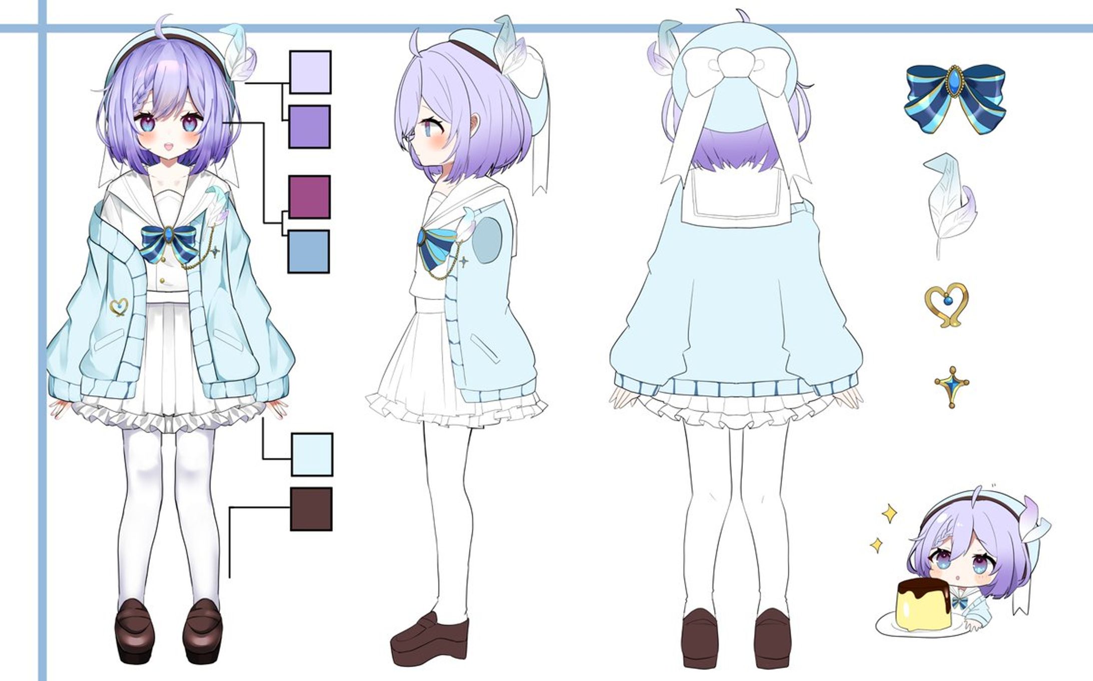 長月もにゃ様　三面図-1